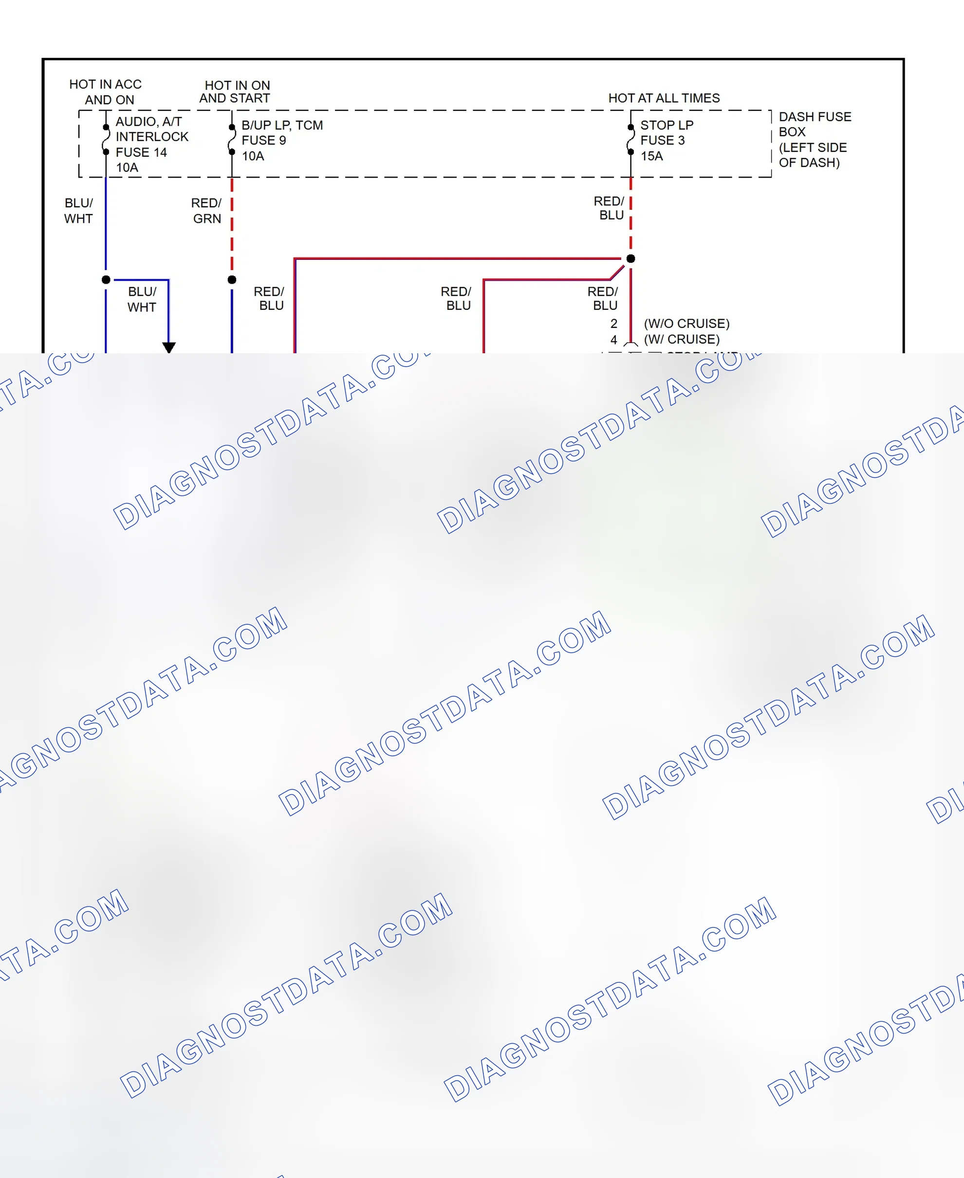 Scheme 10: Shift Interlock System Wiring Diagram (1997 Tiburon)