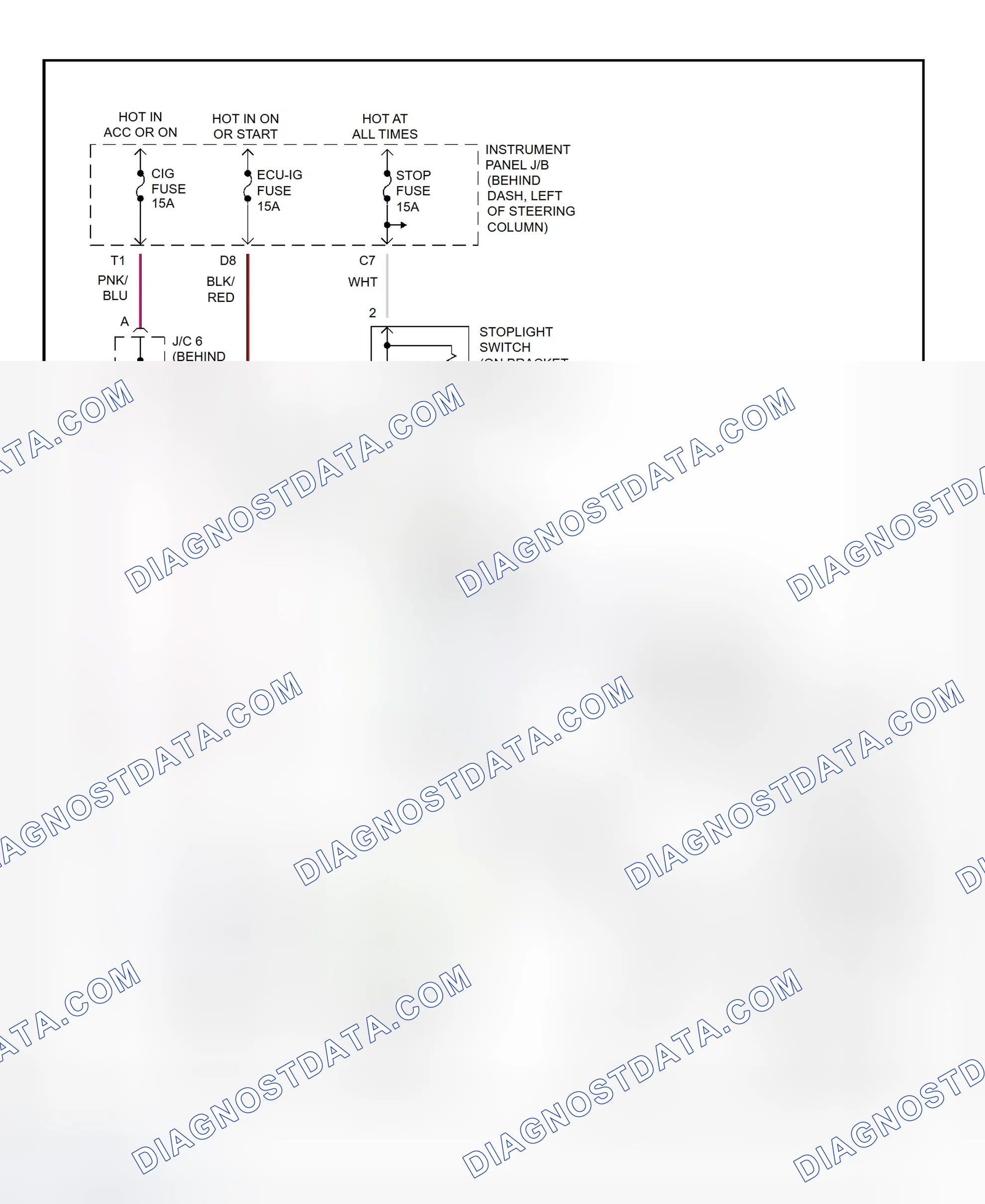 Scheme 229: Shift Lock System Wiring Diagram (Toyota Camry)