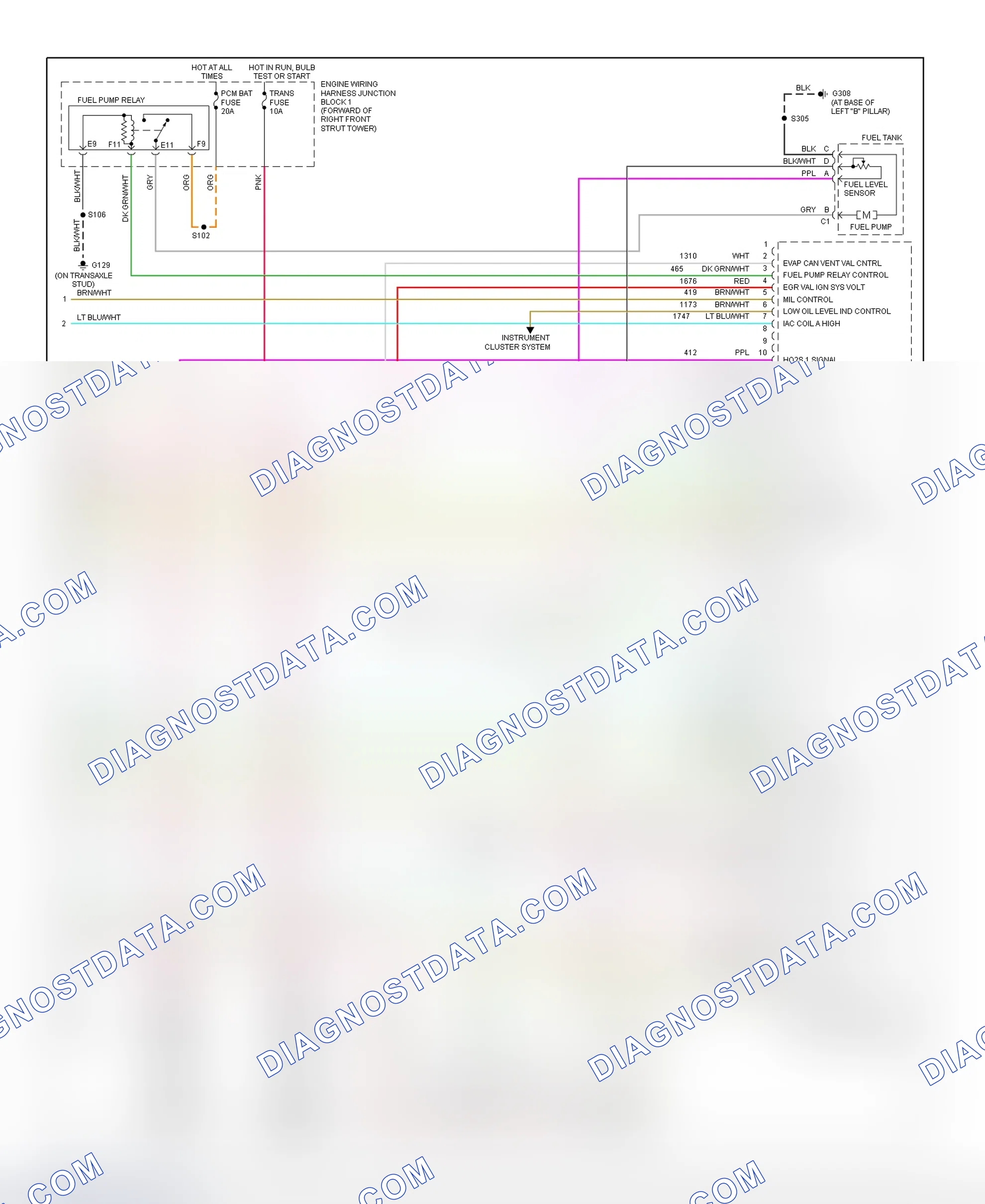 Scheme 133: PCM Wiring Diagram (Lumina & Monte Carlo - 3.1L - 4 Of 4)