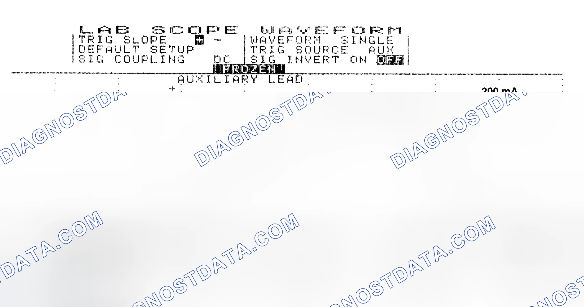 Scheme 13: Single Injector w/Normal Current Flow - Current Pattern