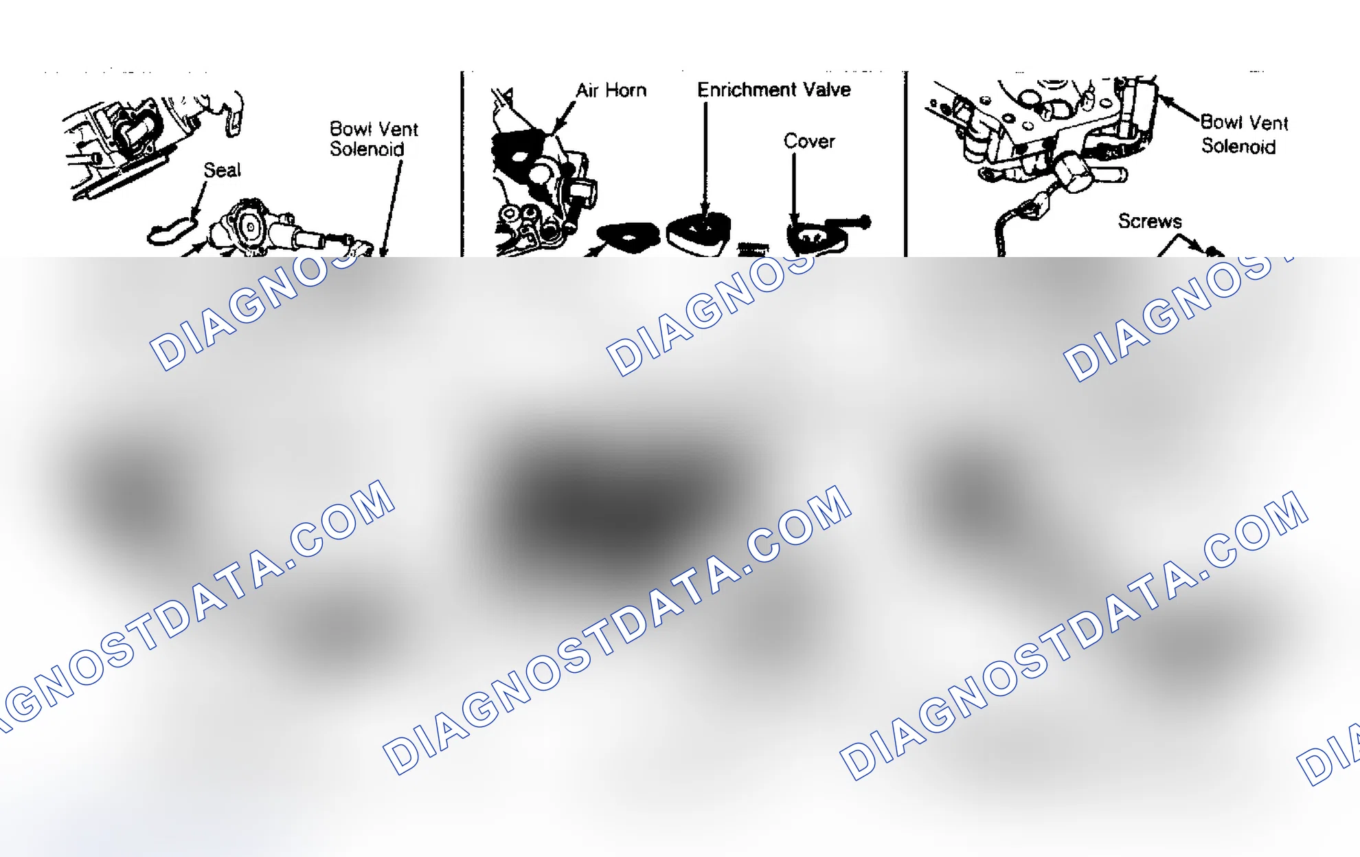 Scheme 4: Exploded View of Valve & Pump Assemblies for Chrysler Corp. (Mikuni) Carburetor