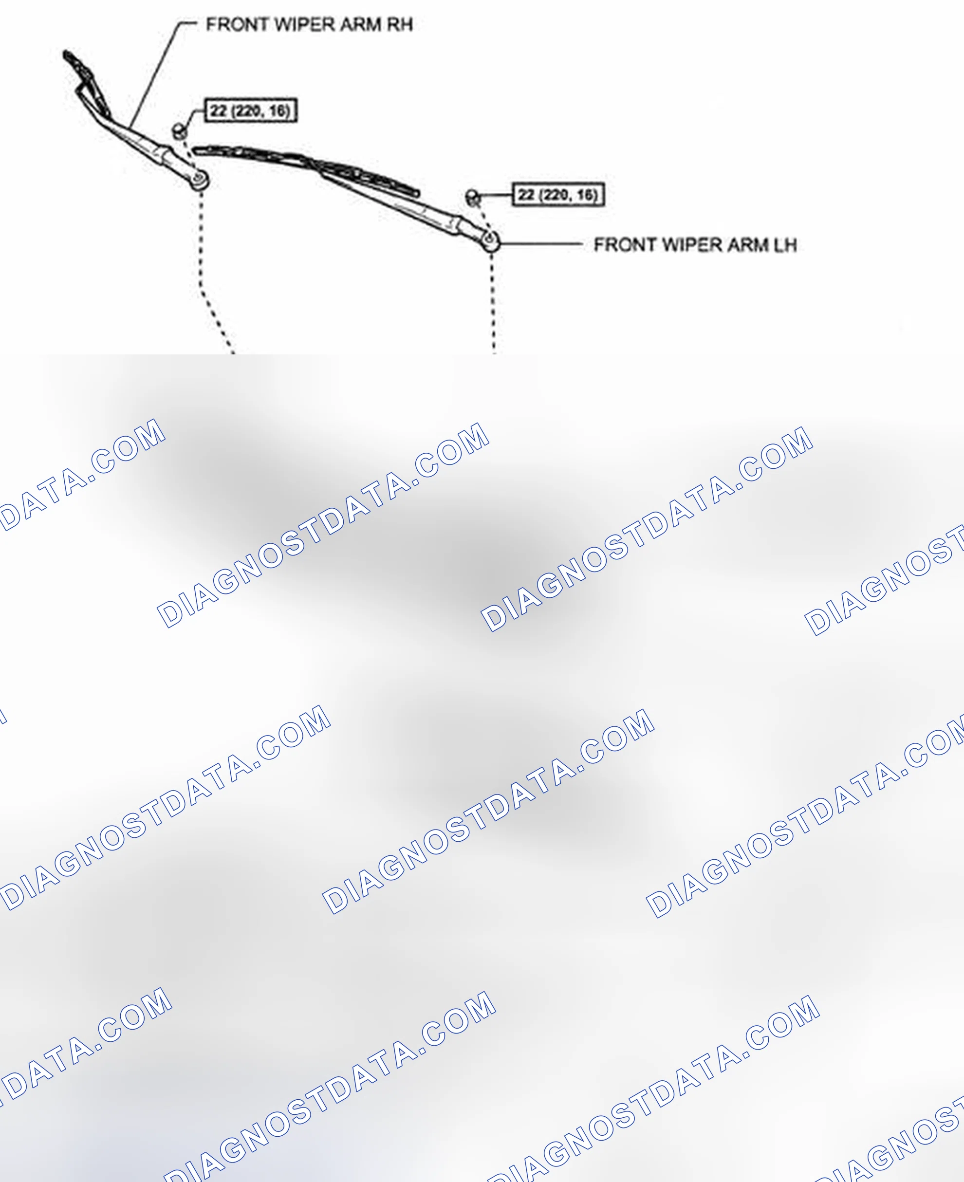 Scheme 73: Identifying Radio Antenna Cord Components With Torque Specifications (4 Of 8)