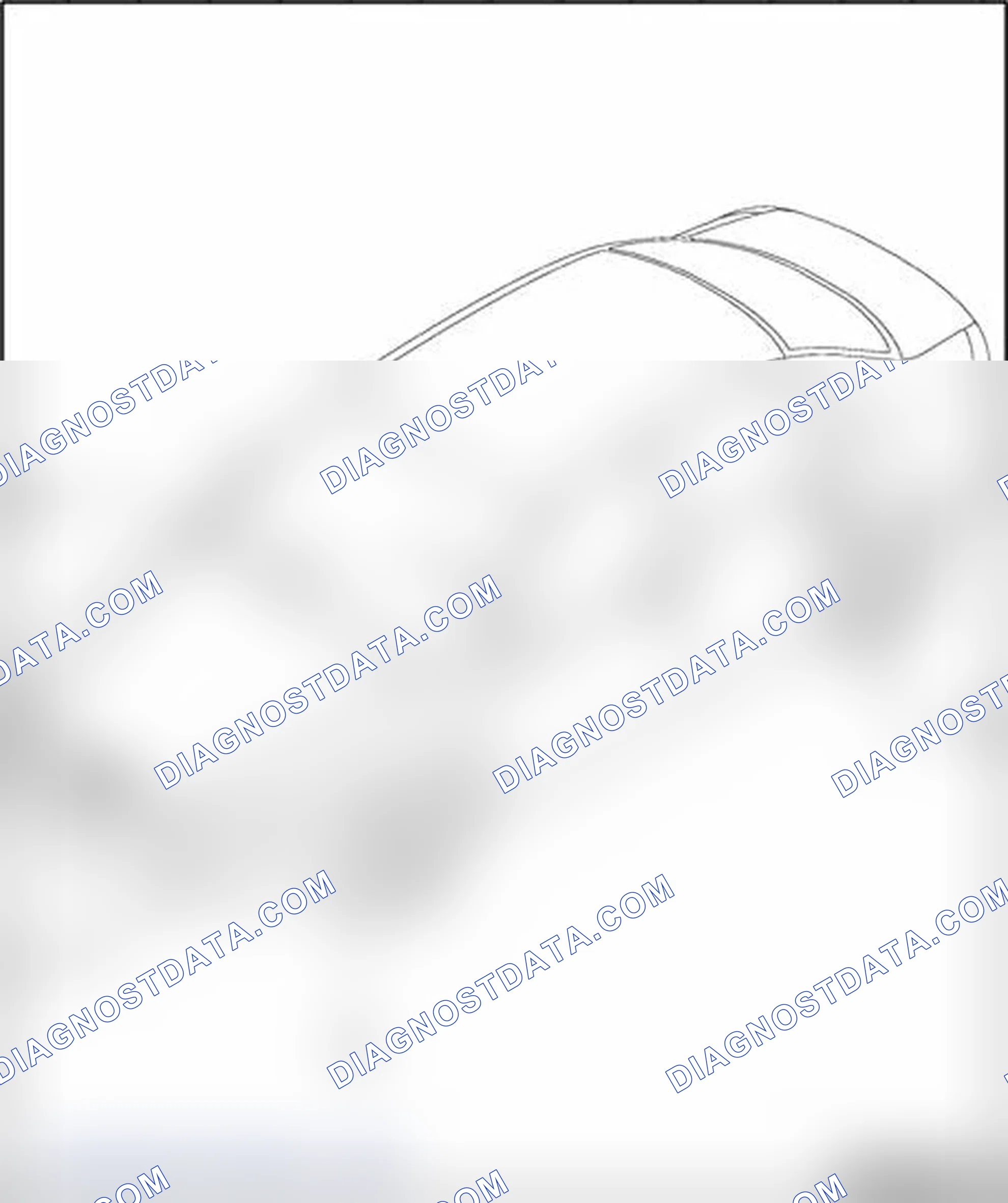 Scheme 308: Automatic headlamp range control, component overview