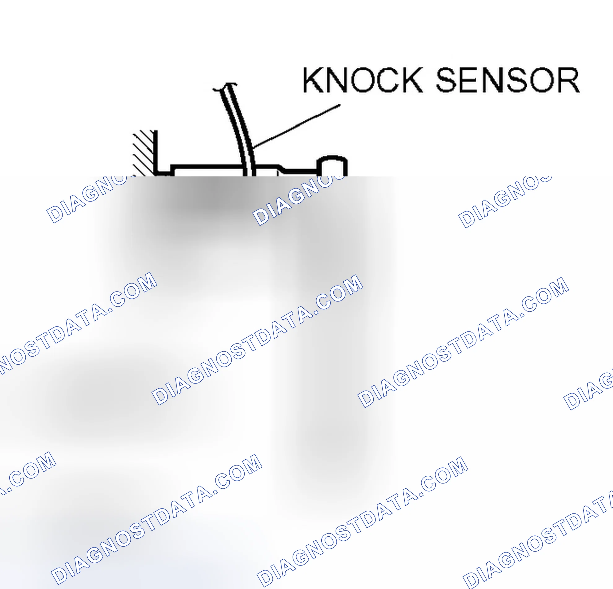 Scheme 29: >> A << KNOCK SENSOR INSTALLATION