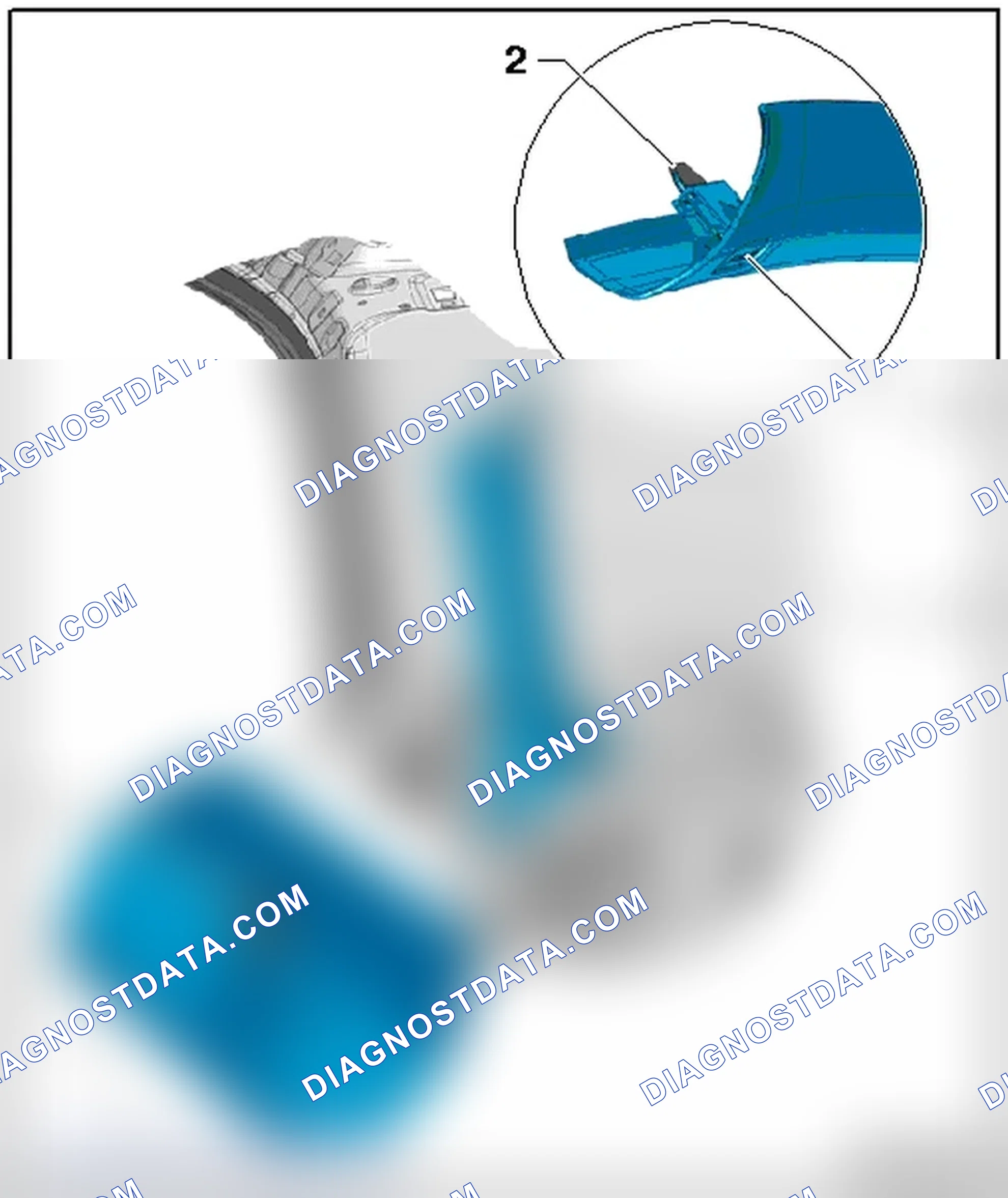 Scheme 8: UPPER A-PILLAR TRIM OVERVIEW