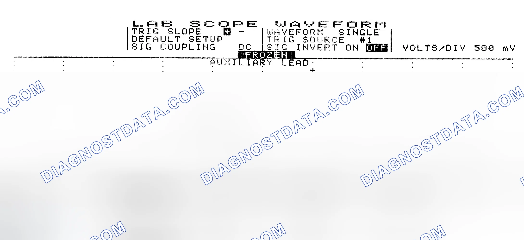 Scheme 10: Single Injector w/Excessive Current Flow - Current Pattern
