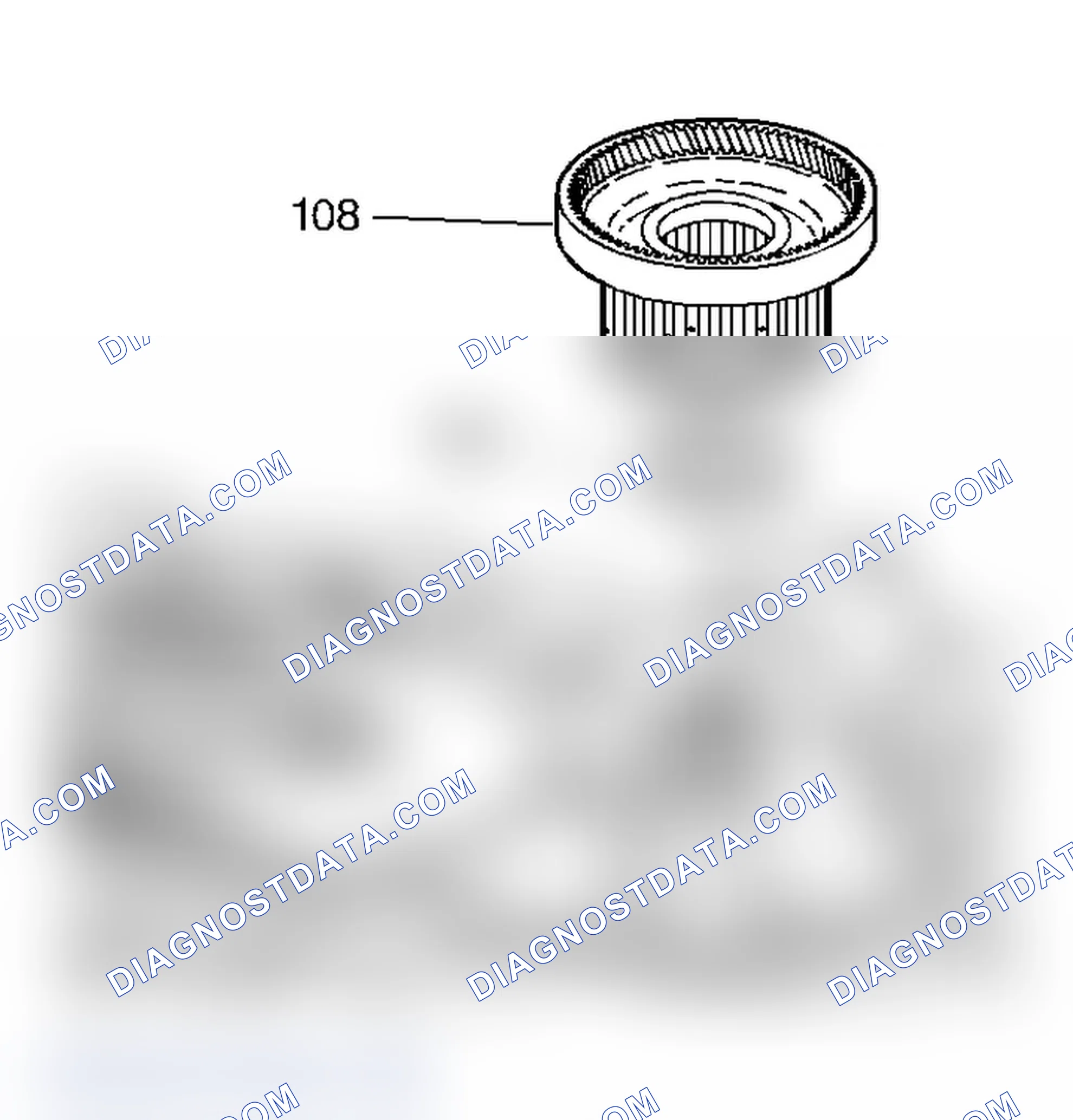 Scheme 117: Input Internal Gear, Forward Clutch Hub Install