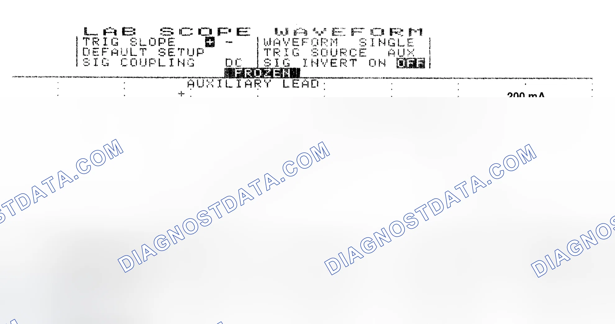 Scheme 13: Single Injector w/Normal Current Flow - Current Pattern