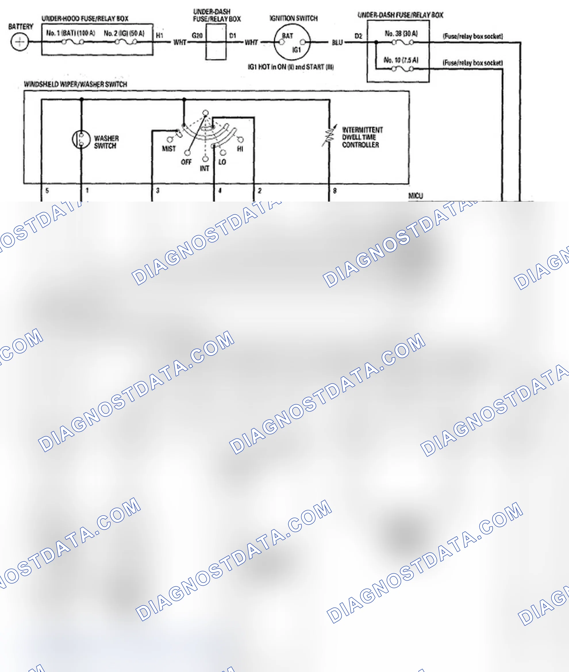 Scheme 3: Circuit Diagram - Windshield