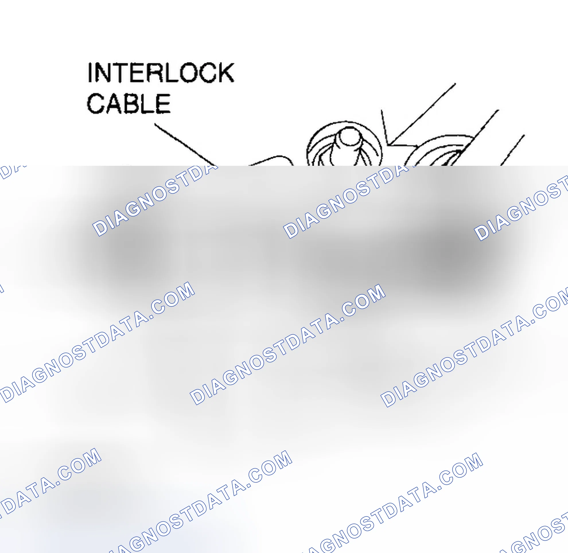 Scheme 807: INTERLOCK CABLE ADJUSTMENT