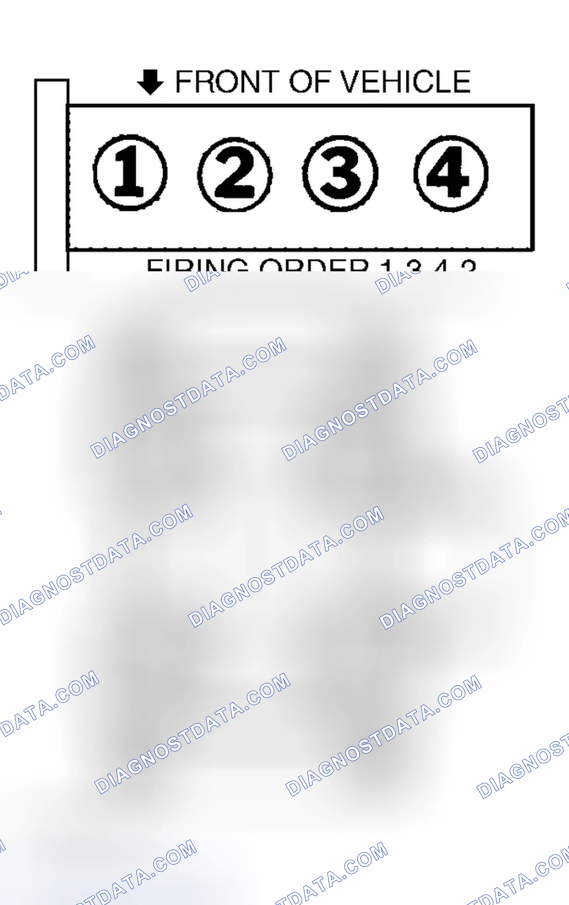 Scheme 9: Firing Order & Coil Pack (626 2.0L)