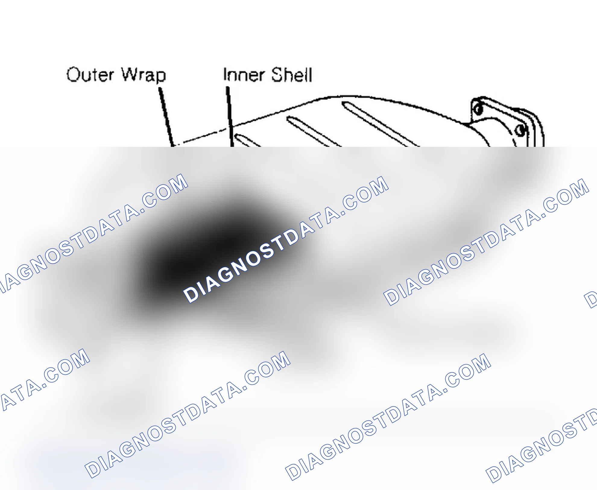 Fig. 1: Cutaway View of Bead-Type Catalytic Converter Beads may be replaced.