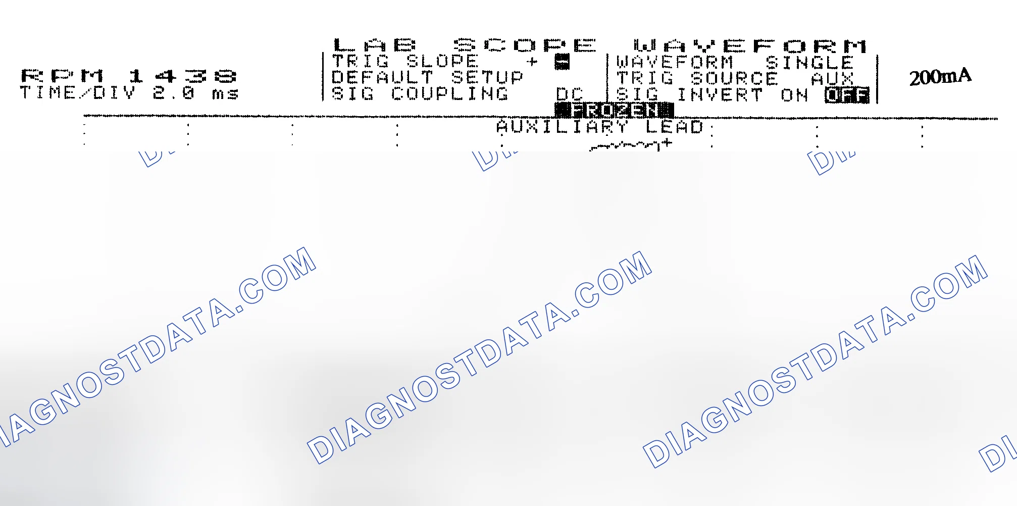 Scheme 15: Single Injector w/Normal Current Flow - Current Pattern