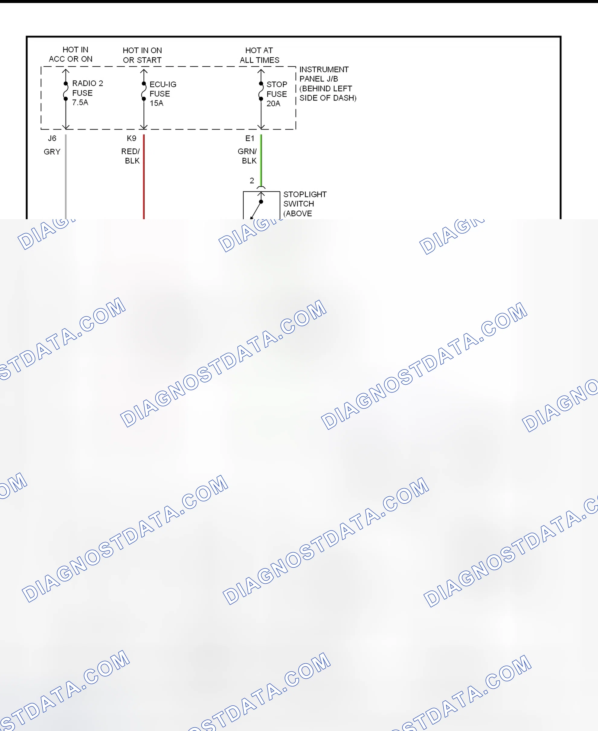 Scheme 229: Shift Interlock System Wiring Diagram (2002 - Toyota Highlander)