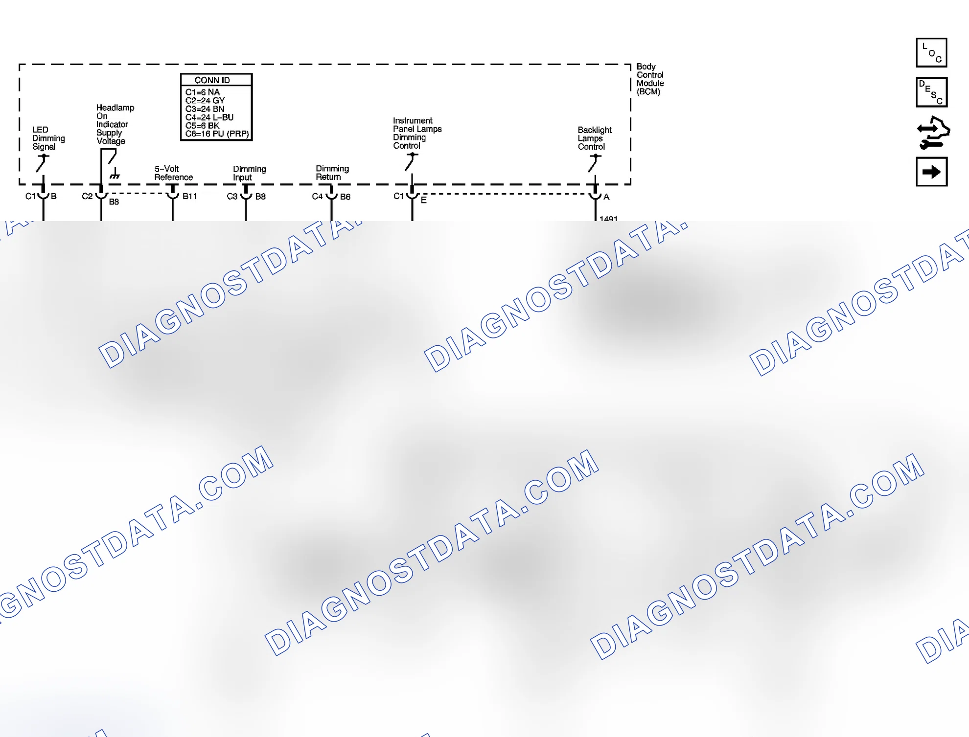 Scheme 14: Interior Lights Dimming Schematics