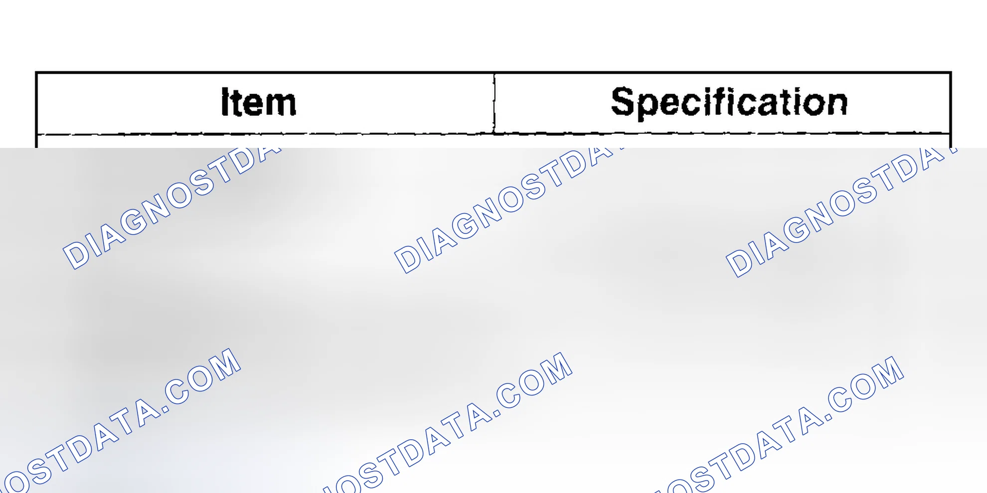 Scheme 6: General Specifications