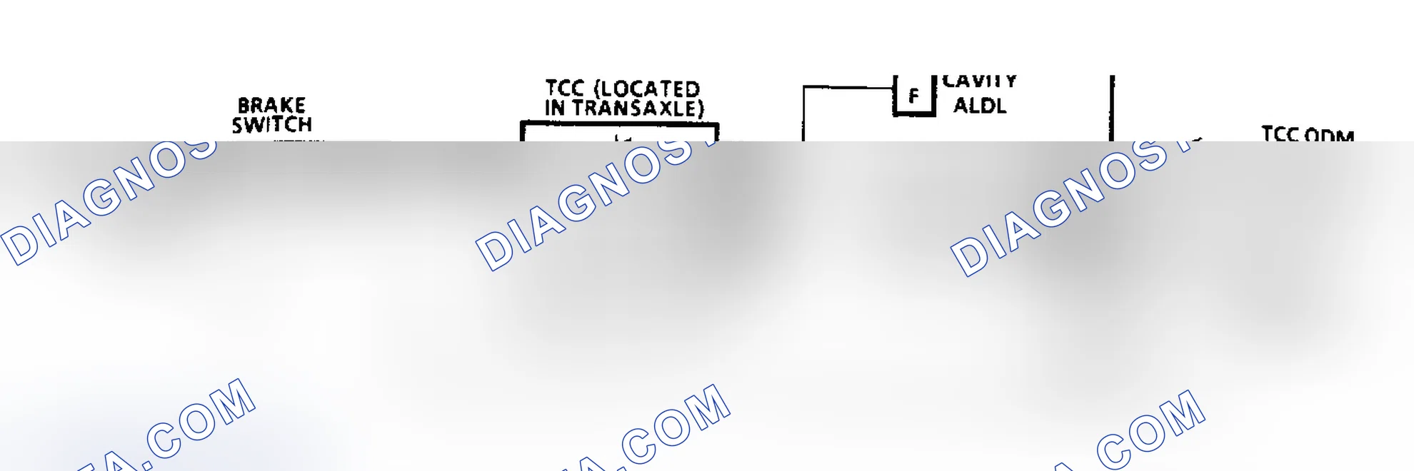 Scheme 273: Chart C8B Schematic, TCC (3.3L "A" Body W/ 440-T4 Trans.)