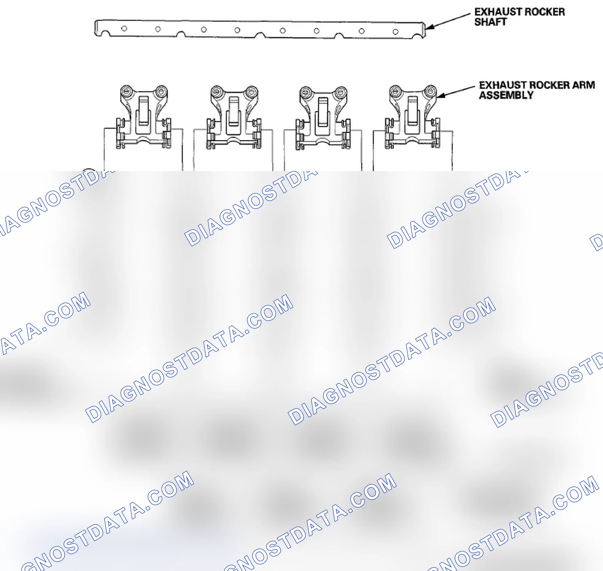 Scheme 465: Rocker Arm and Shaft Disassembly/Reassembly