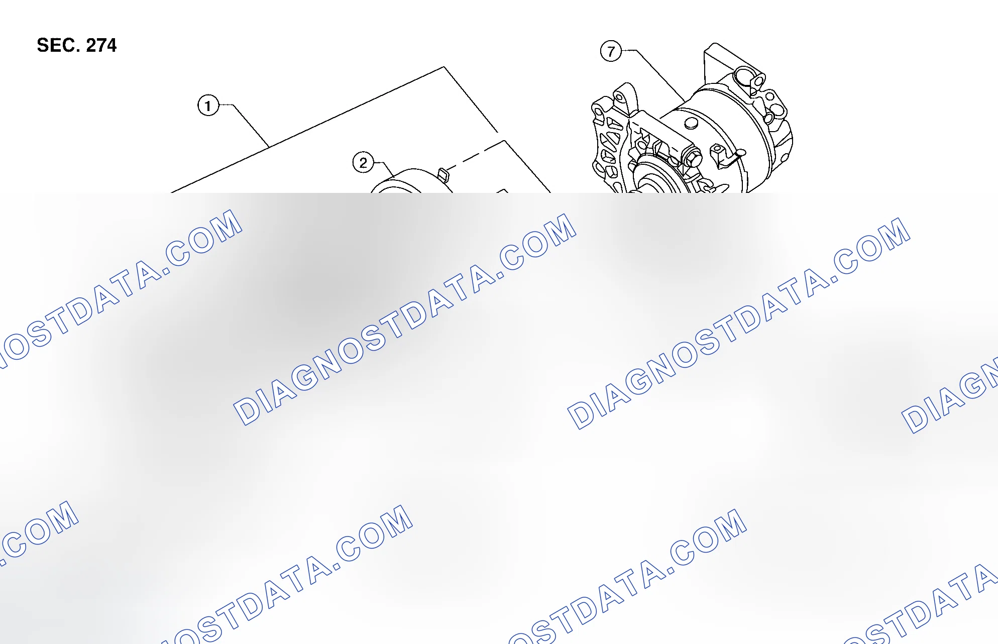 Scheme 144: REMOVAL AND INSTALLATION FOR COMPRESSOR CLUTCH