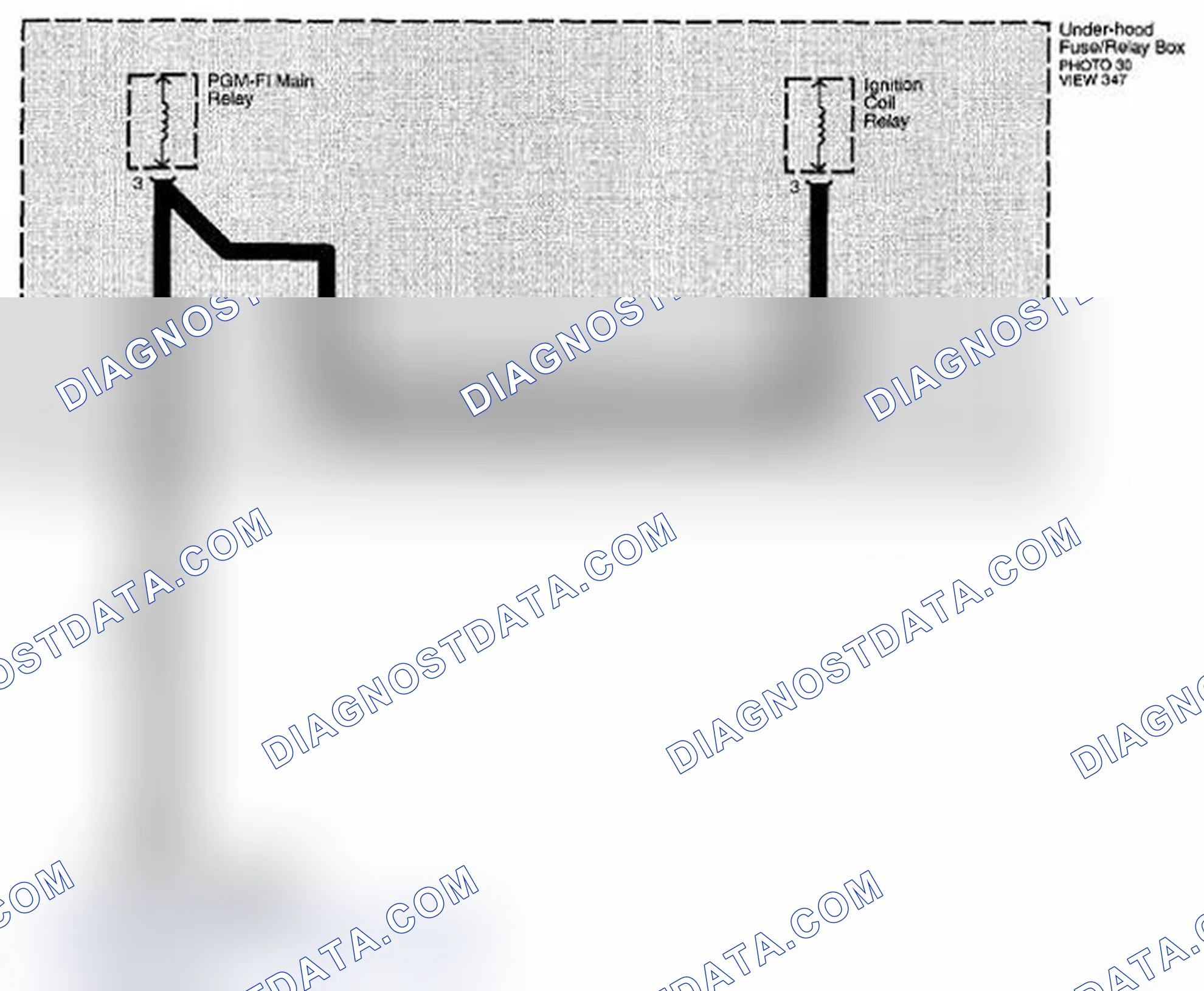 Scheme 155: ECM/PCM Relays Control Circuit Diagram (Page 15-4)