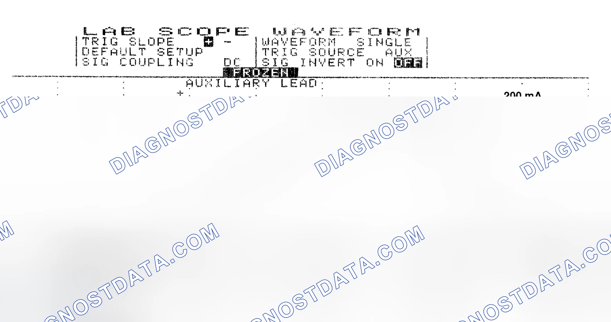 Scheme 13: Single Injector w/Normal Current Flow - Current Pattern