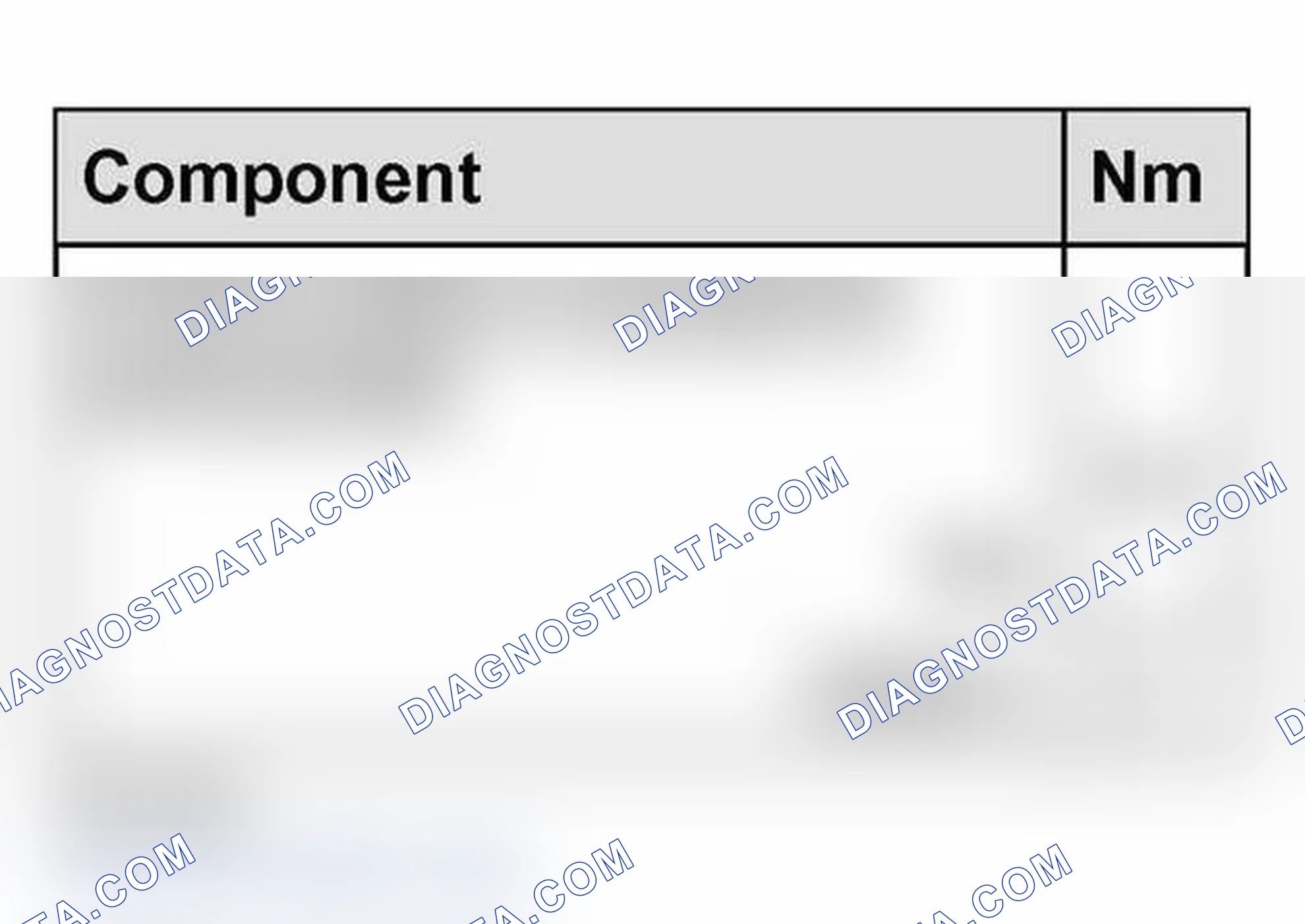 Scheme 6: Tightening Torque