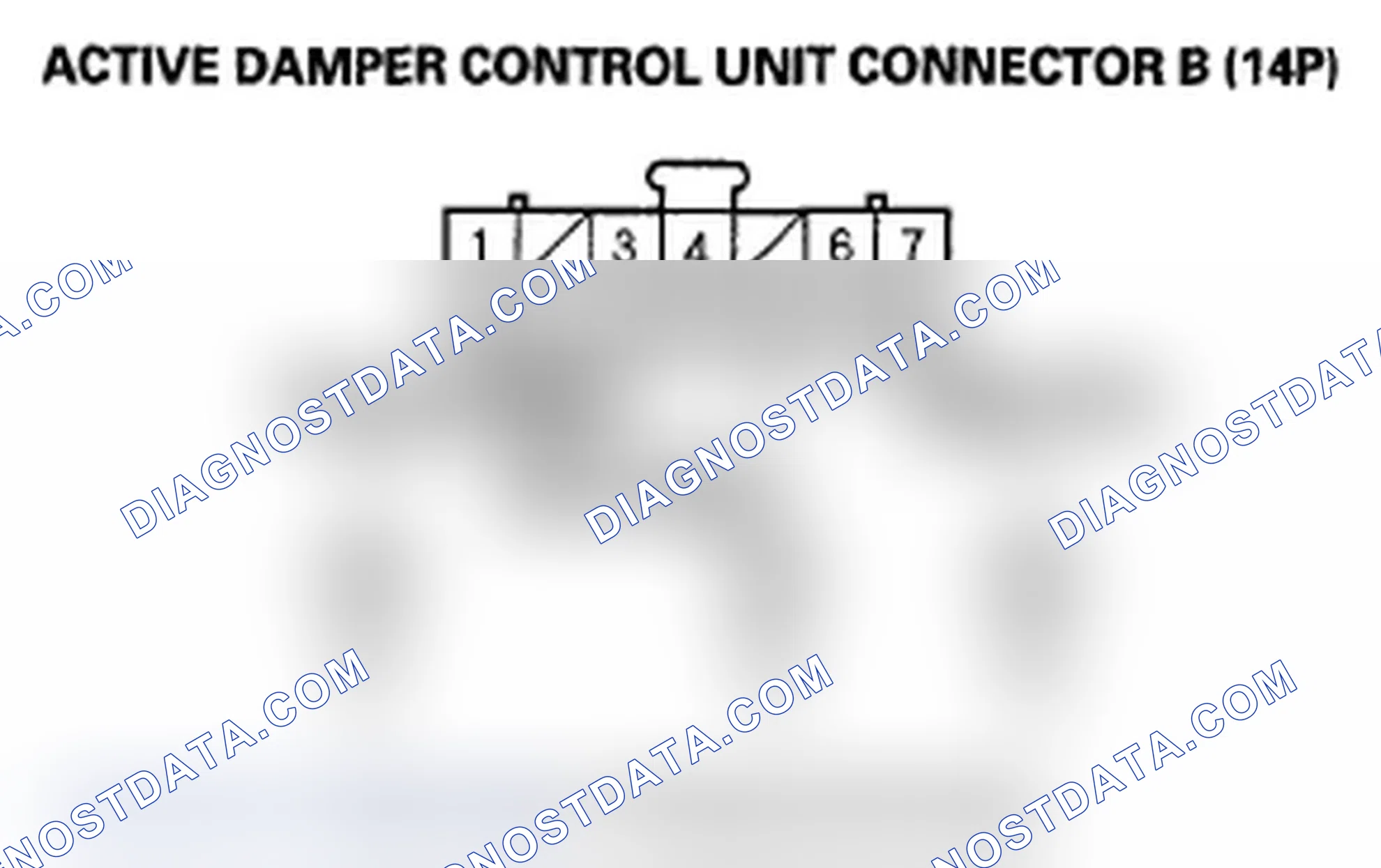 Scheme 16: DTC 1-1: Front Vertical Acceleration Sensor Circuit High Voltage; DTC 1-2: Right-rear Vertical Accel