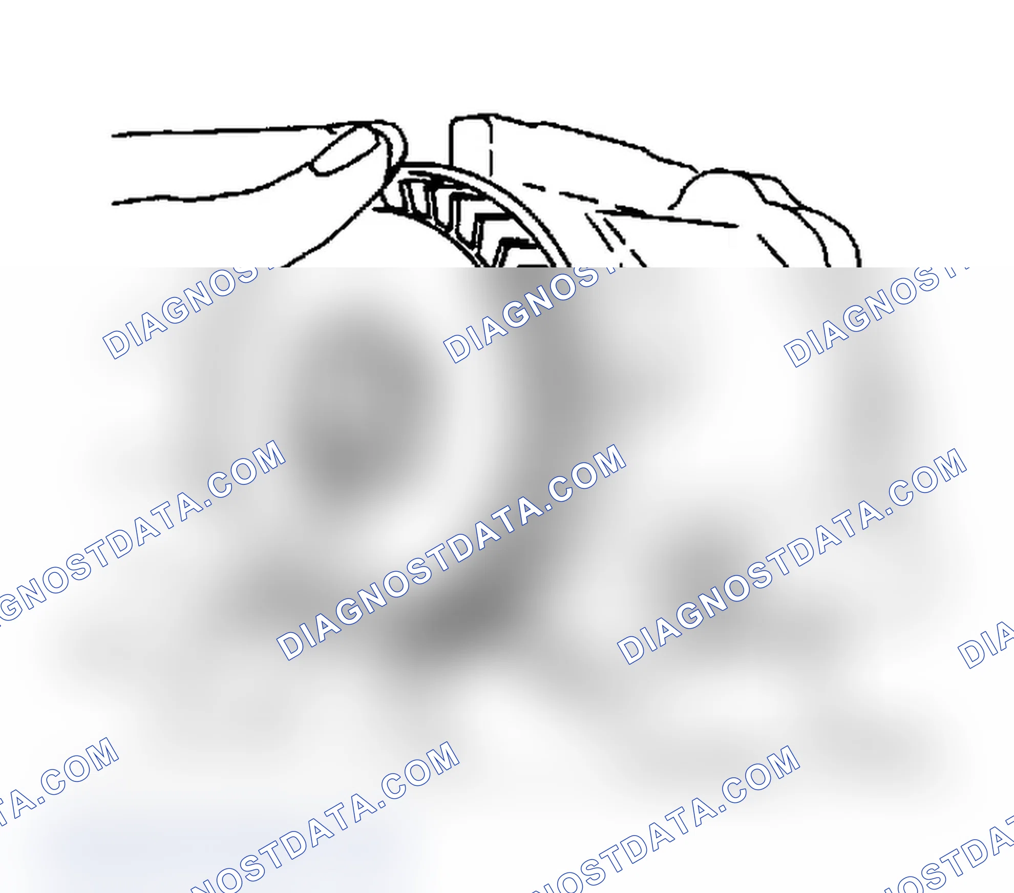 Scheme 28: Removing Centrifugal Fan Filter from Air Injection Pump W/Pulley Removed