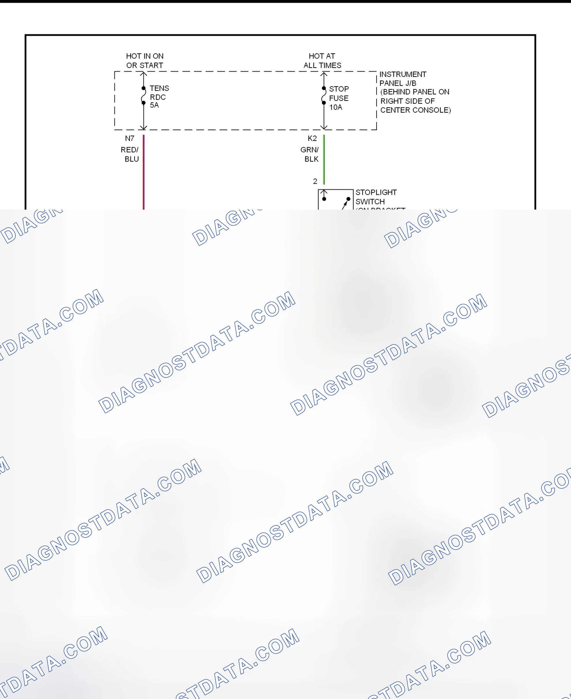 Scheme 226: Shift Interlock System Wiring Diagram (2002 - Toyota Celica)