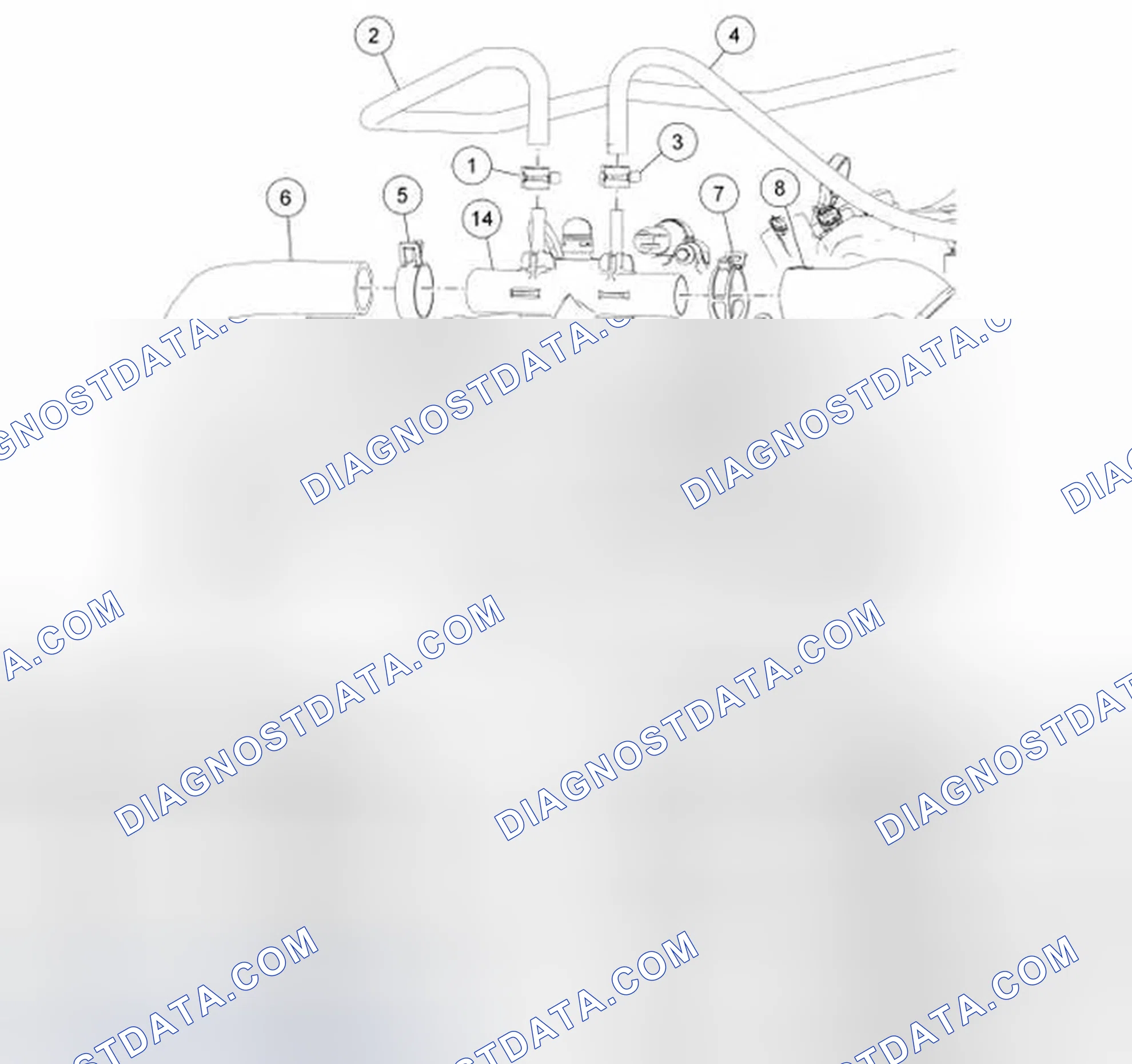 Scheme 3: Thermostat and Thermostat Housing - Exploded View