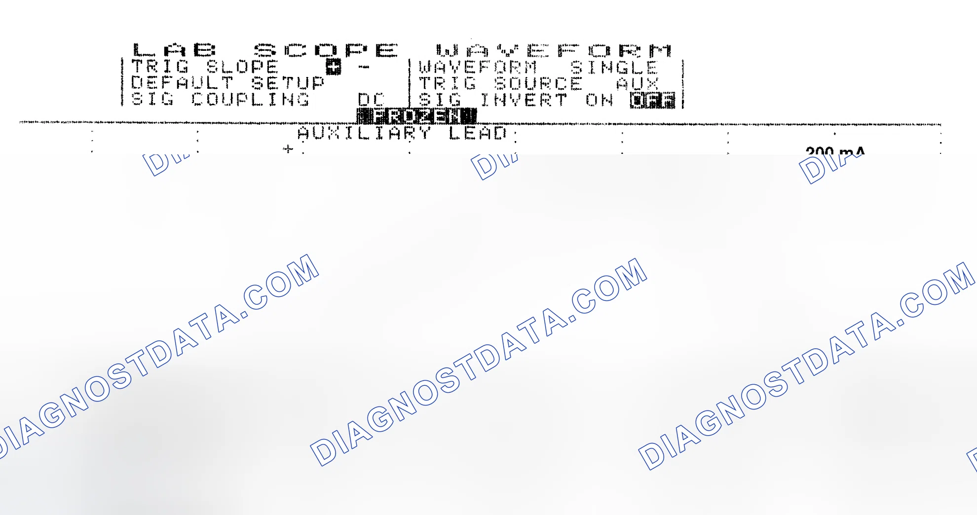 Scheme 13: Single Injector w/Normal Current Flow - Current Pattern