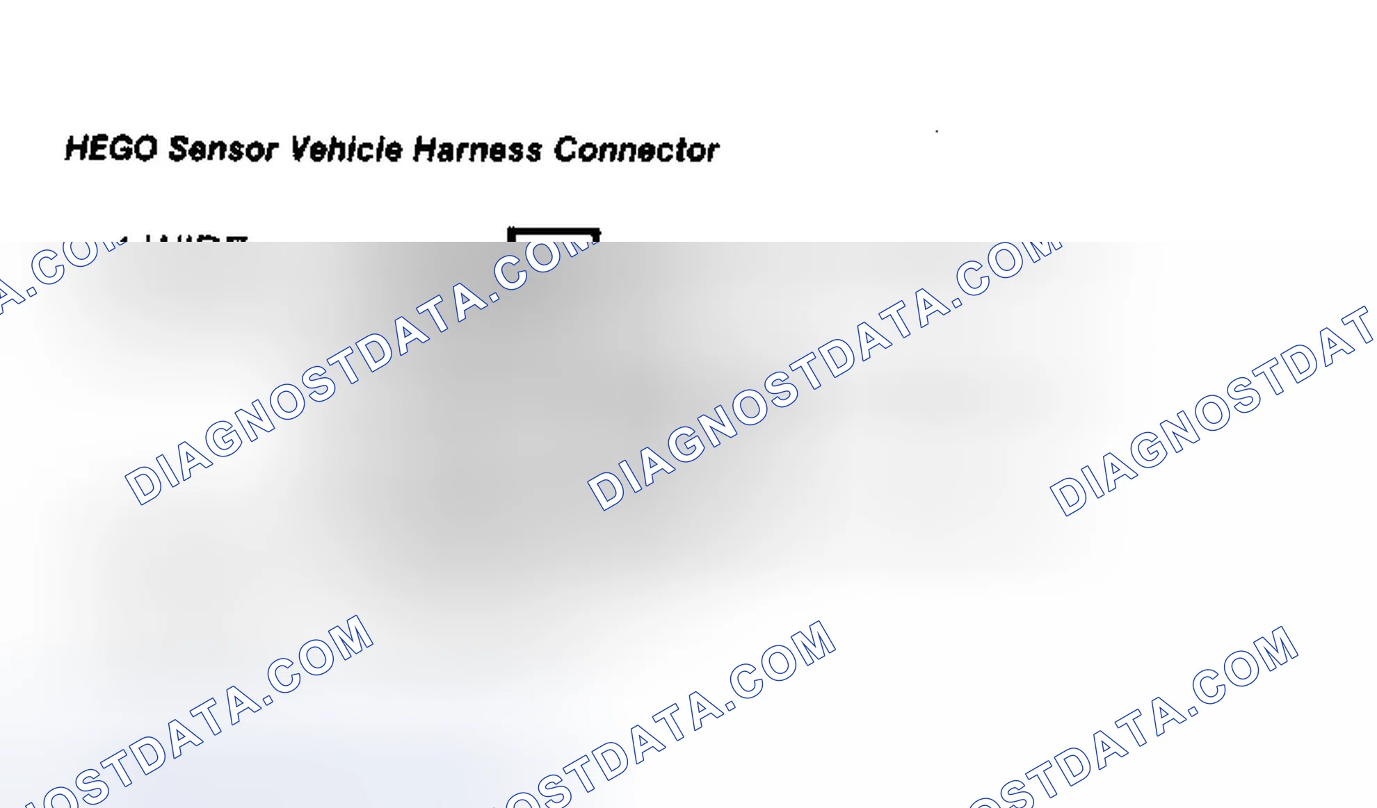 Scheme 64: HEGO Sensor Vehicle Harness Connector