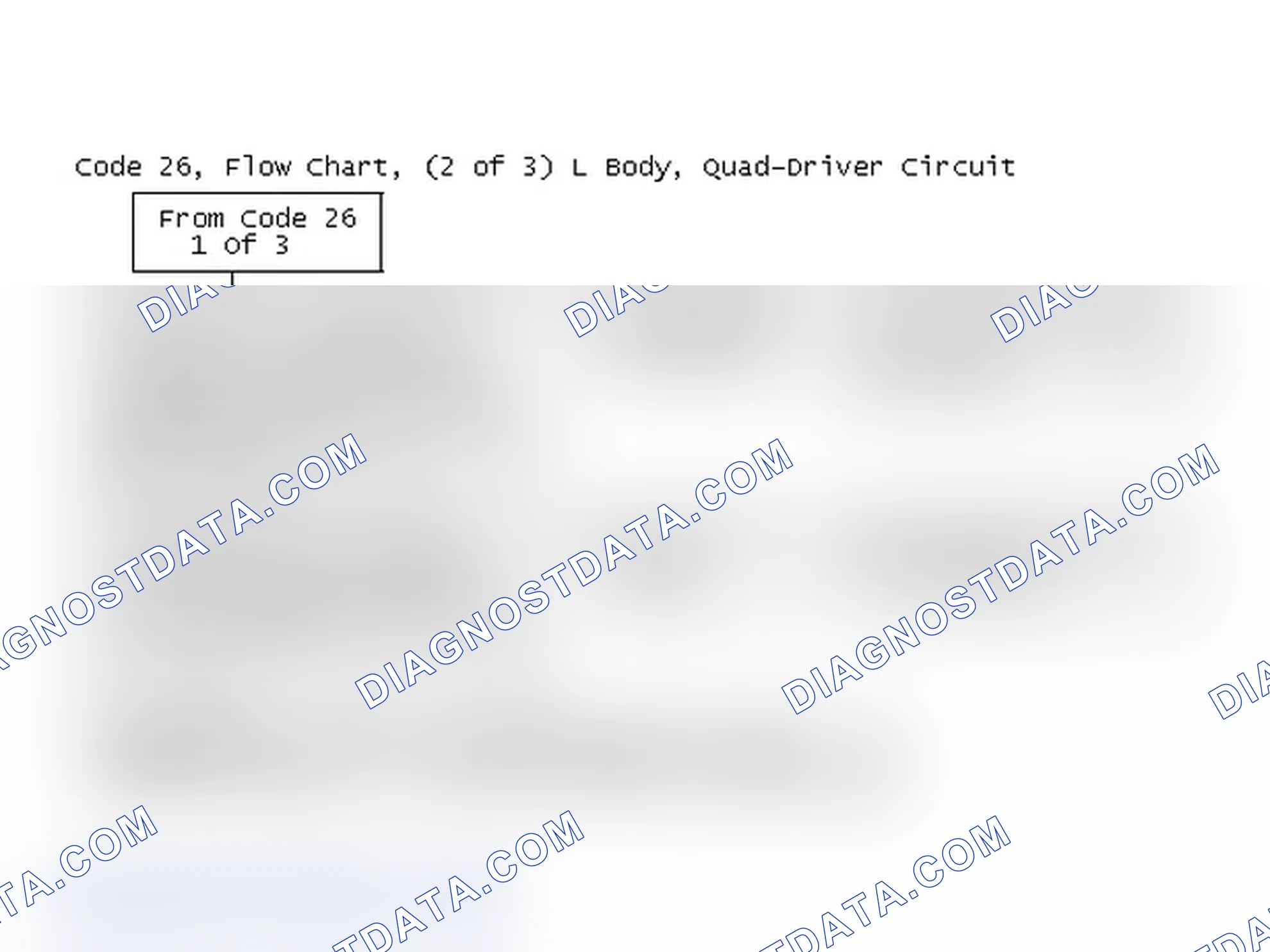 Scheme 206: Code 26, Flow Chart, (2 of 3) L Body, Quad-Driver Circuit