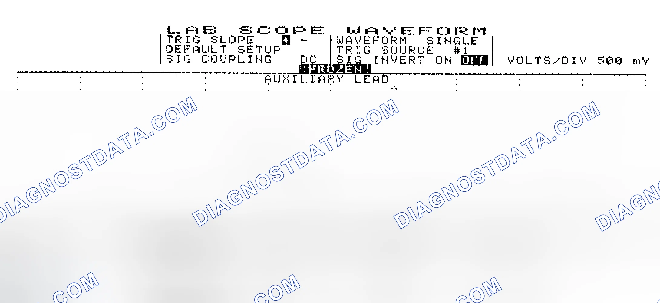 Scheme 10: Single Injector w/Excessive Current Flow - Current Pattern