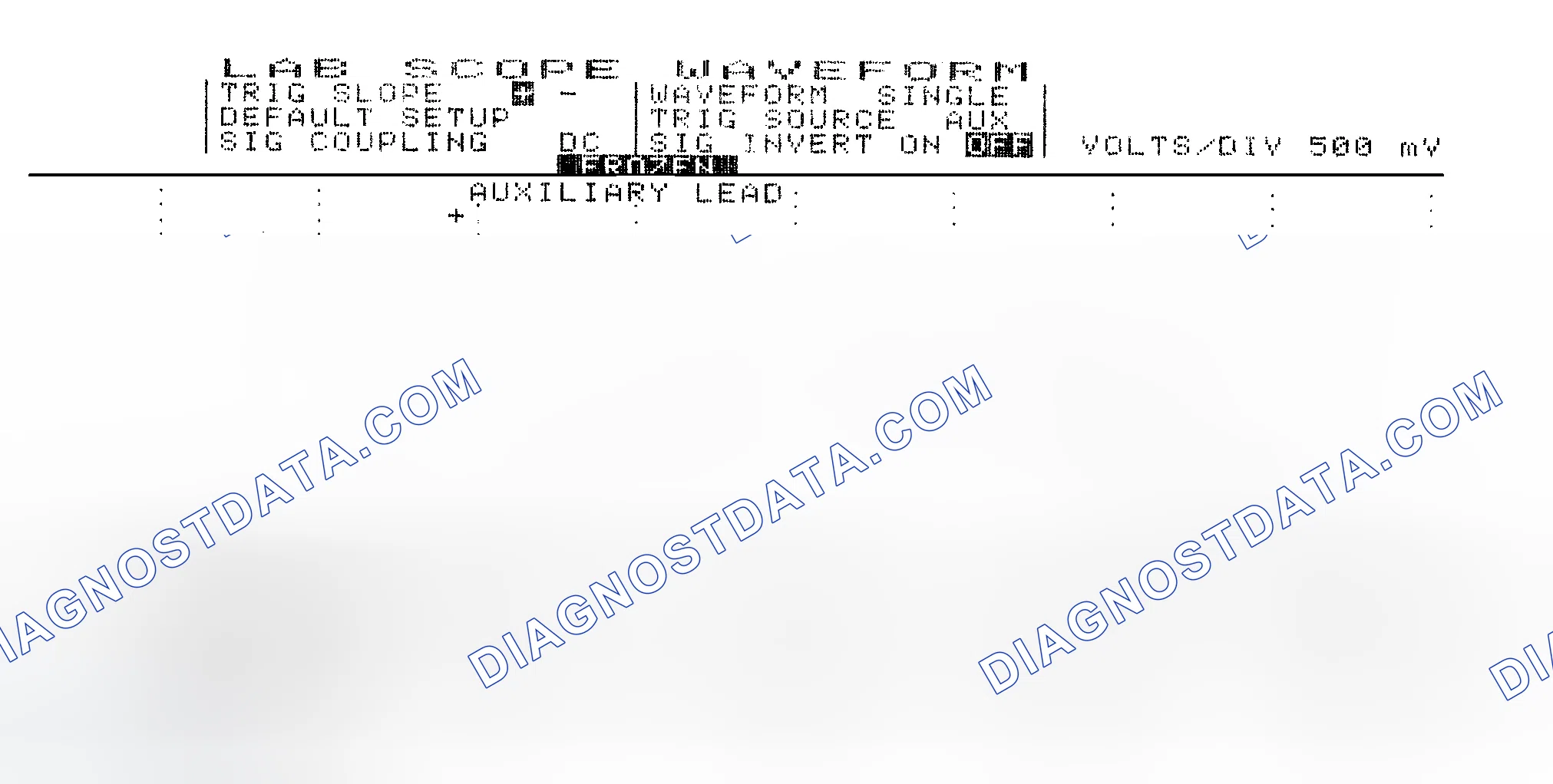 Scheme 14: Single Injector w/Excessive Current Flow - Current Pattern