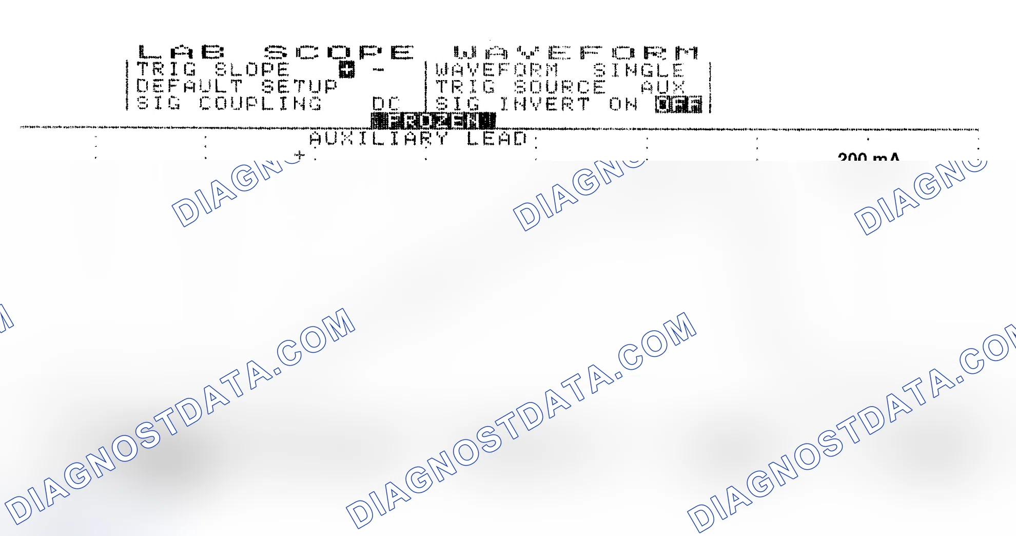 Scheme 13: Single Injector w/Normal Current Flow - Current Pattern
