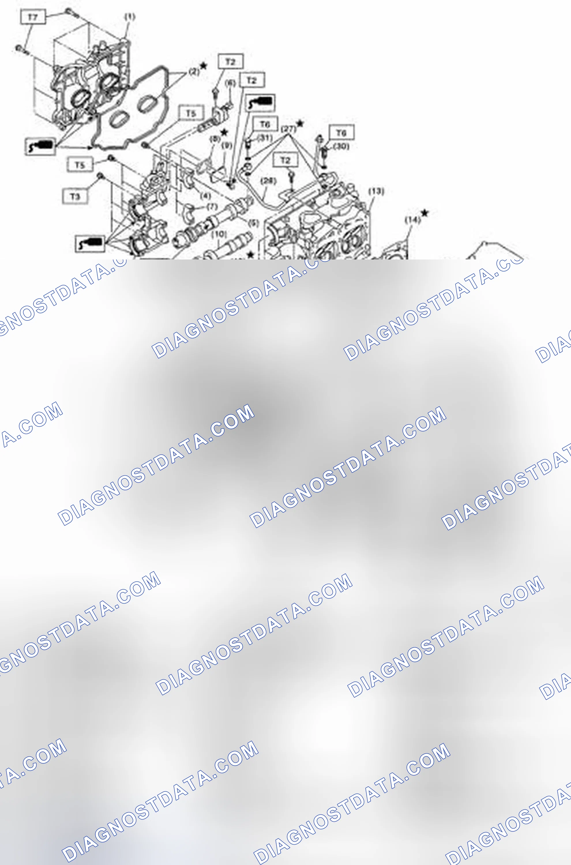 Scheme 257: CYLINDER HEAD AND CAMSHAFT