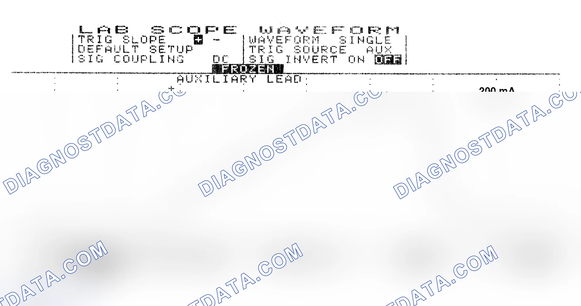 Scheme 13: Single Injector w/Normal Current Flow - Current Pattern