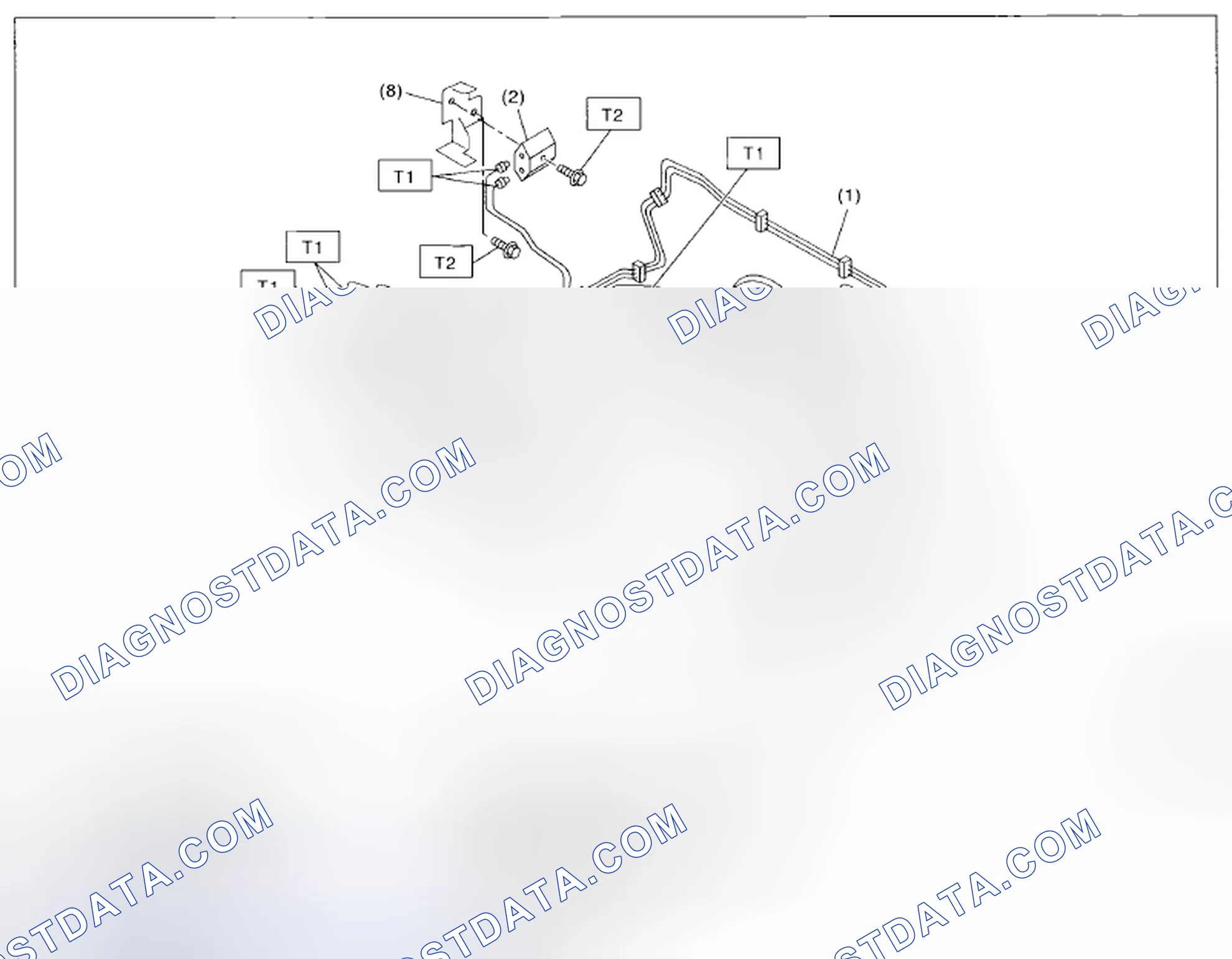 Scheme 4: FRONT BRAKE PIPES AND HOSES