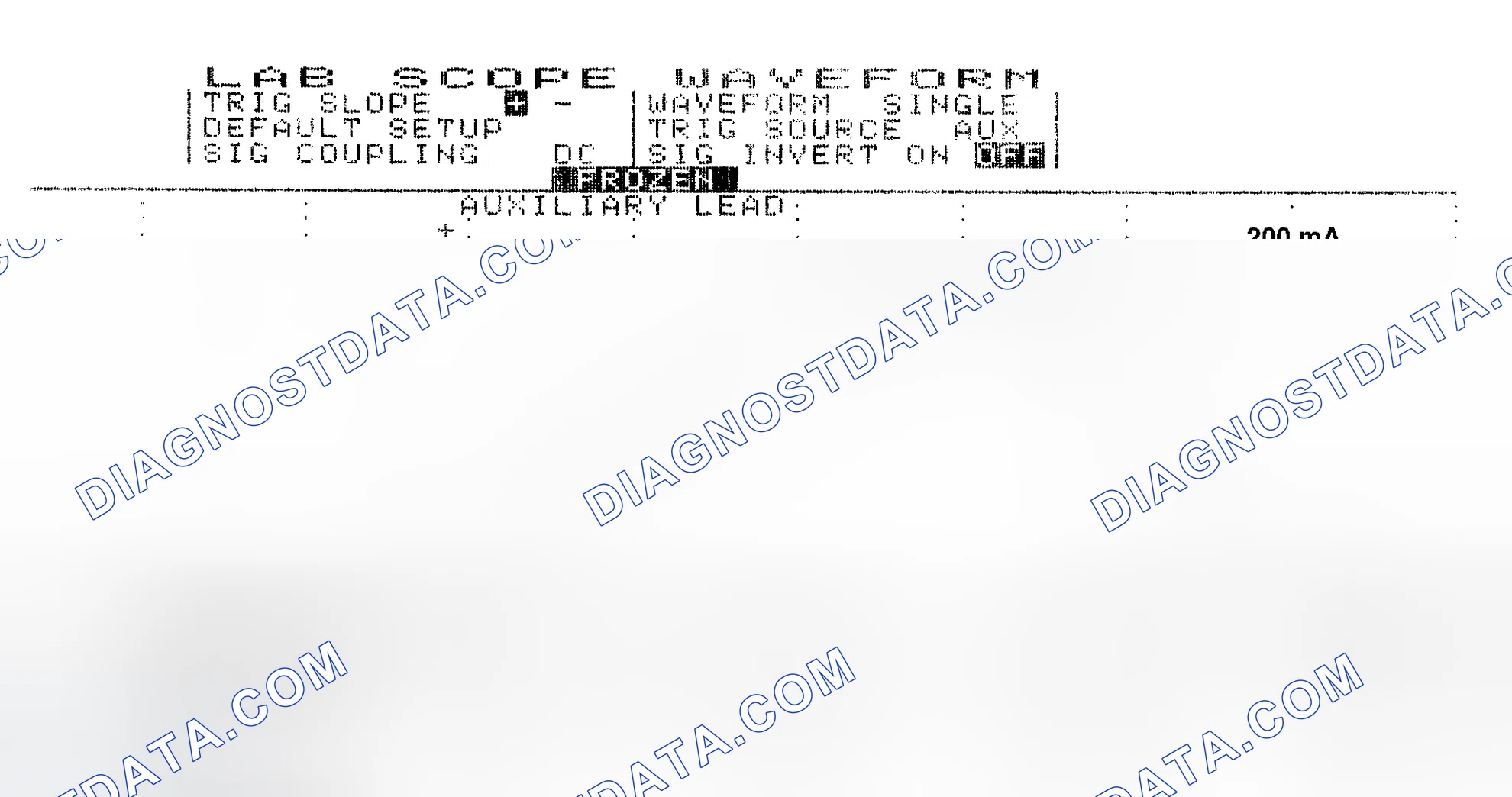 Scheme 13: Single Injector w/Normal Current Flow - Current Pattern
