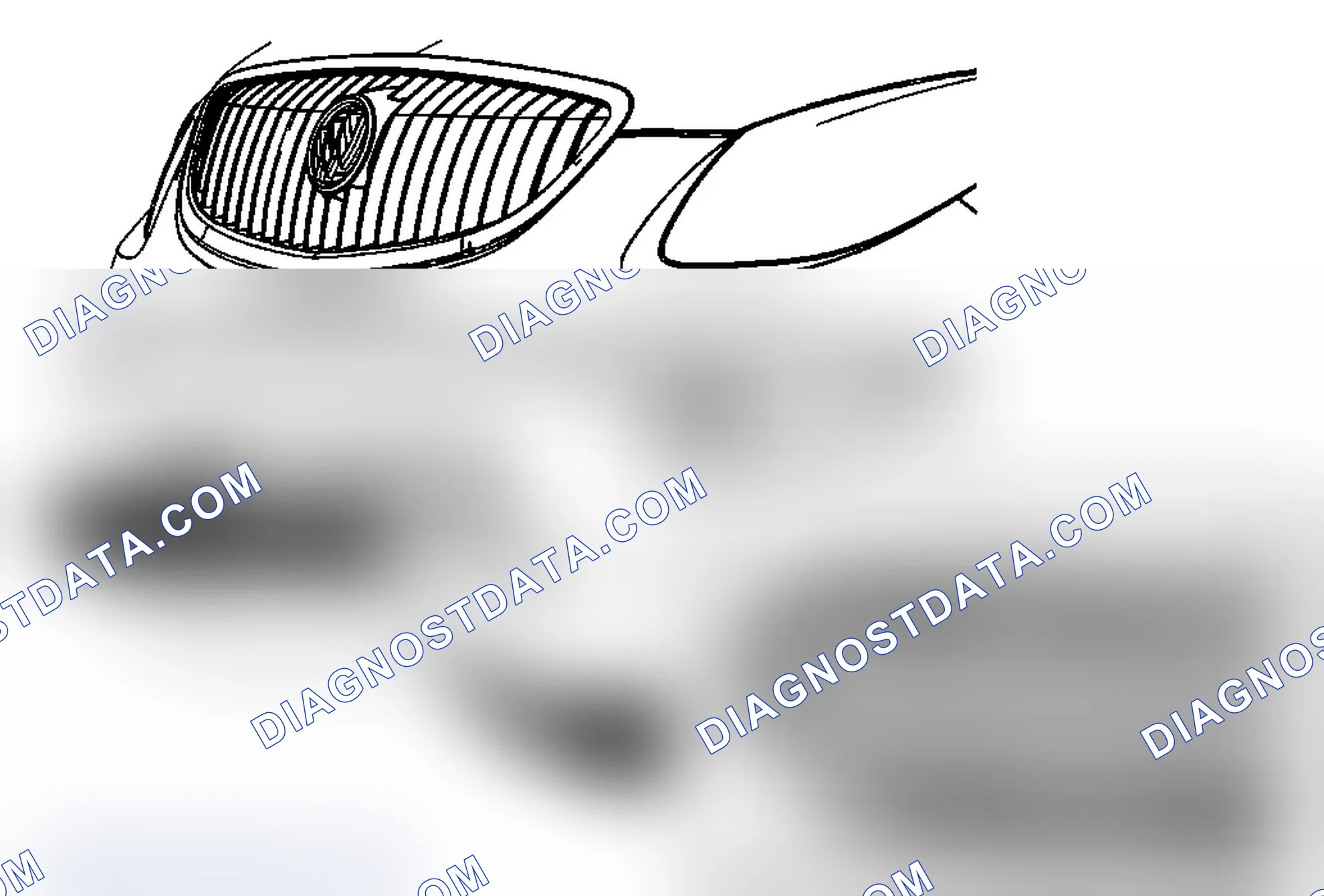 Scheme 38: Radiator Lower Grille Replacement (Enclave)