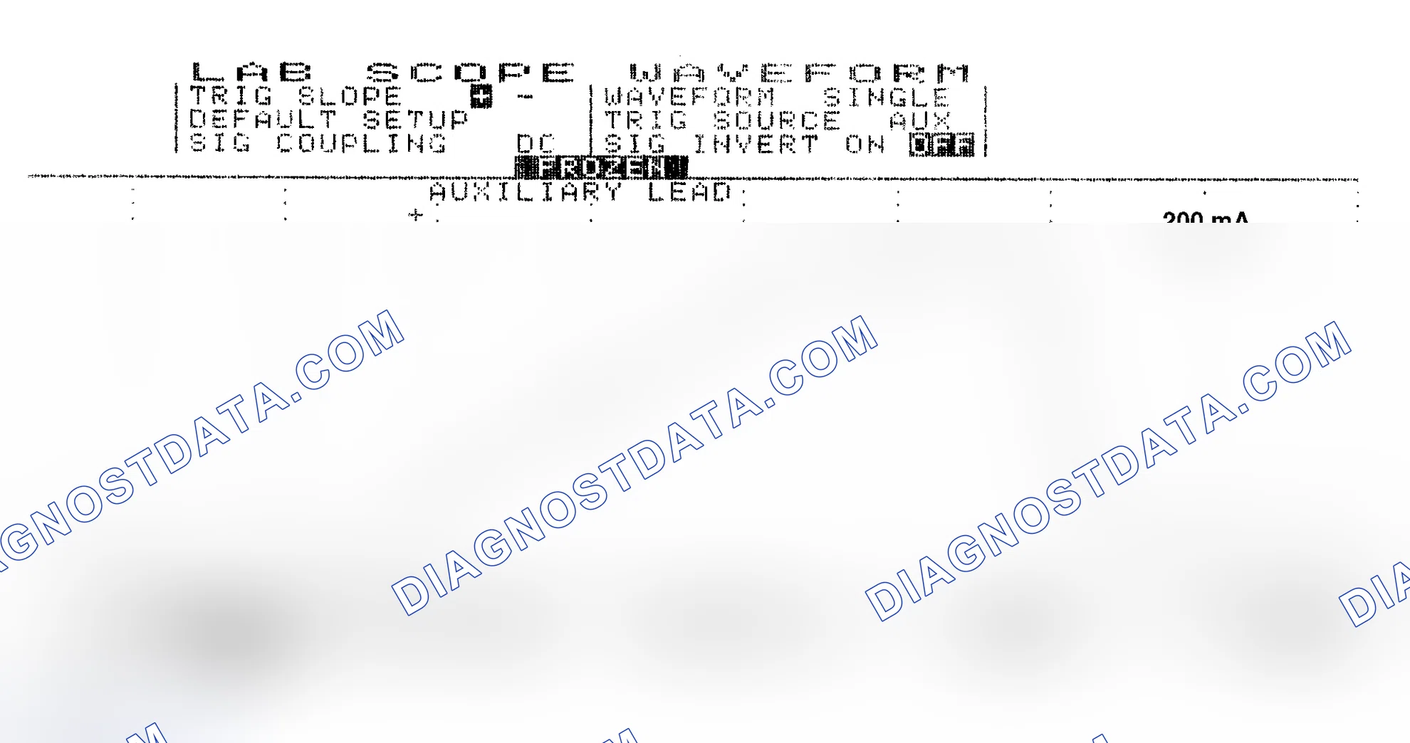 Scheme 13: Single Injector w/Normal Current Flow - Current Pattern