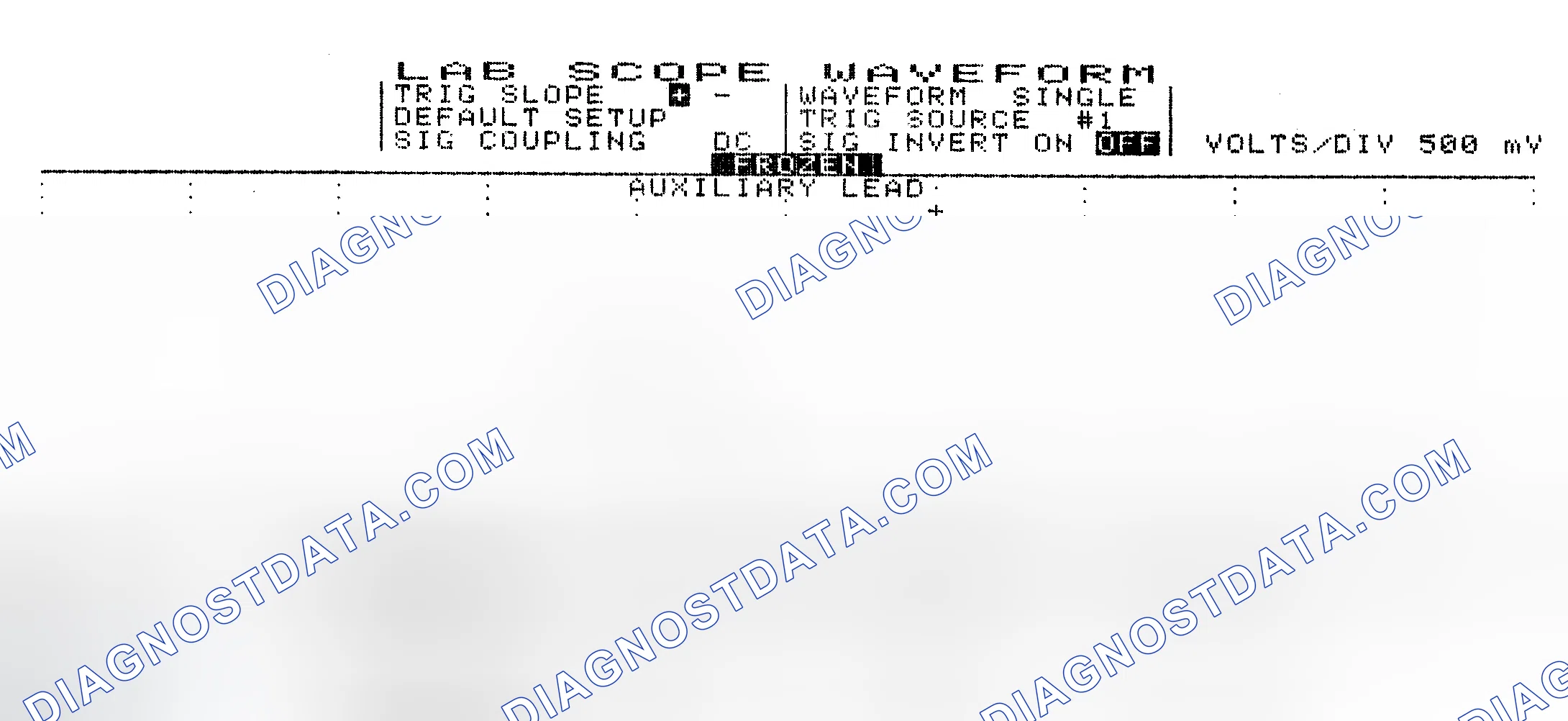 Scheme 10: Single Injector w/Excessive Current Flow - Current Pattern
