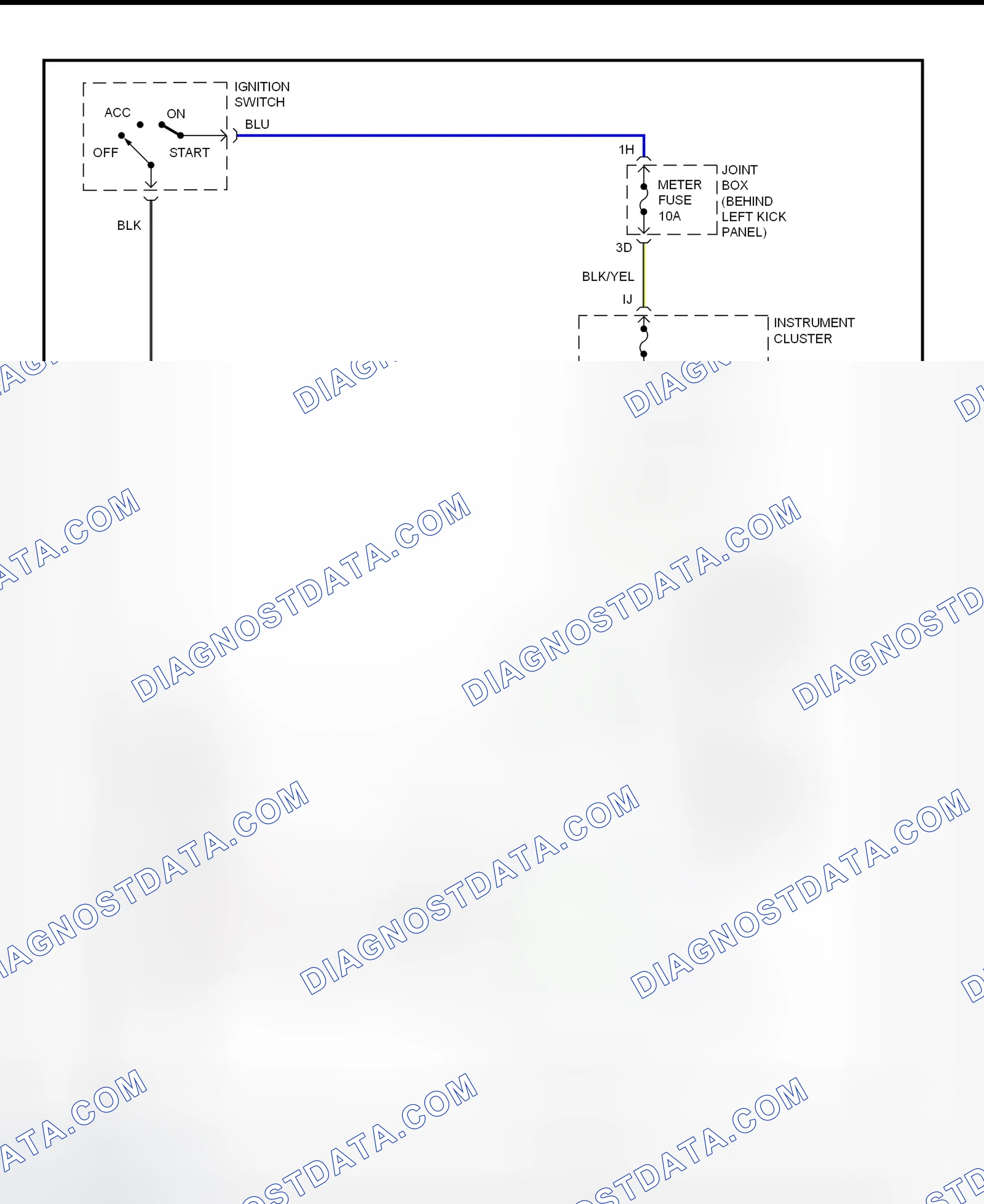Scheme 4: Charging System Wiring Diagram (Protege)