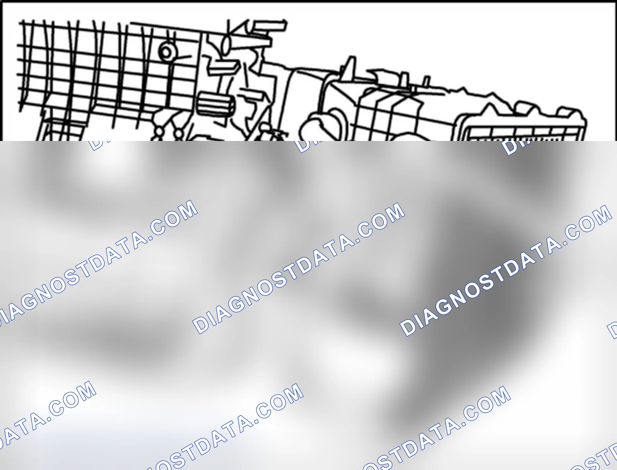 Scheme 225: Disassembling heater/air-conditioning unit