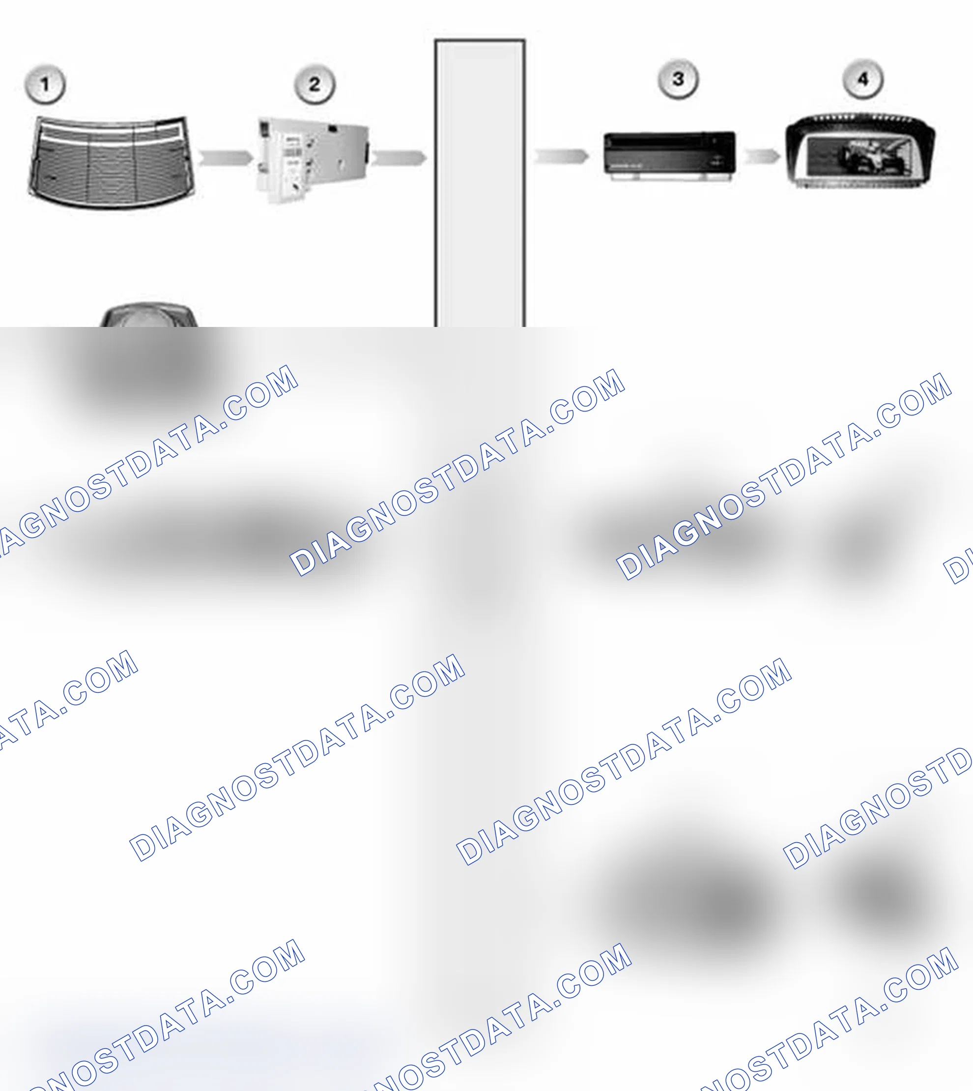 Scheme 37: E65, E66 - System Overview Of TV In Front With Navigation System