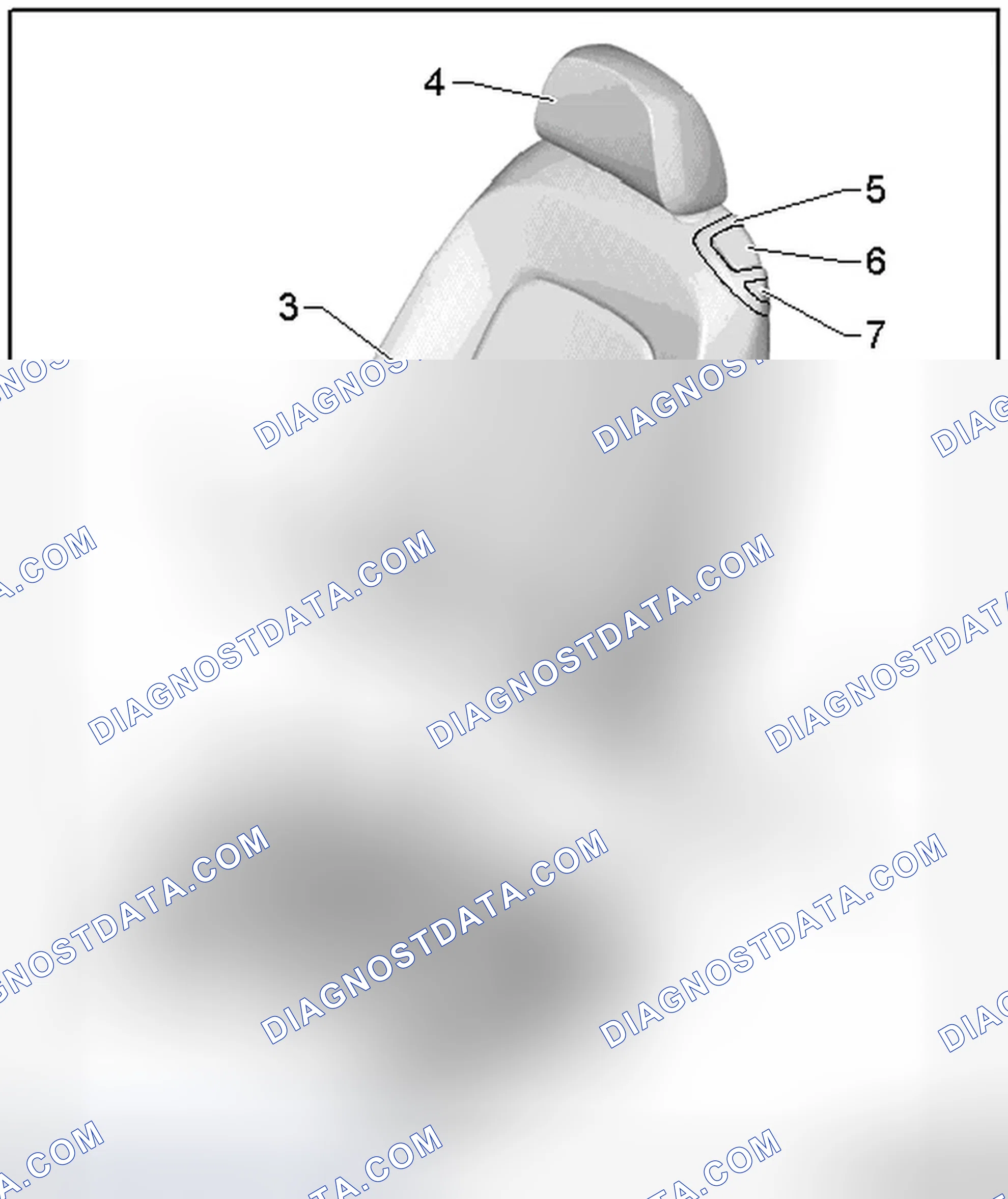 Scheme 93: FRONT BACKREST OVERVIEW