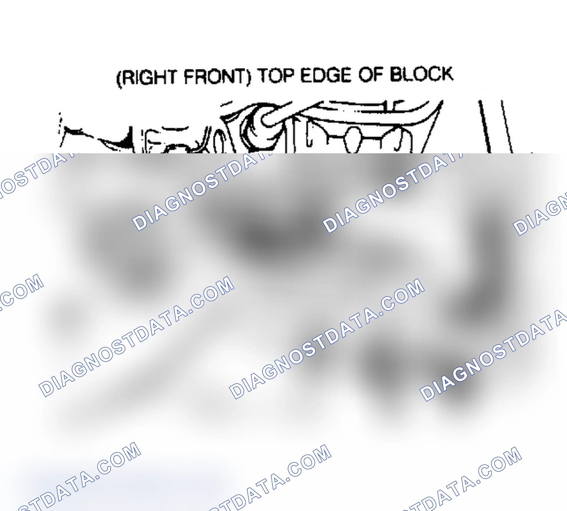 Scheme 3: Engine Code Location (Conquest, Montero, Pickup, Raider, Ram-50 & Starion (2.6L) & Van/Wagon)