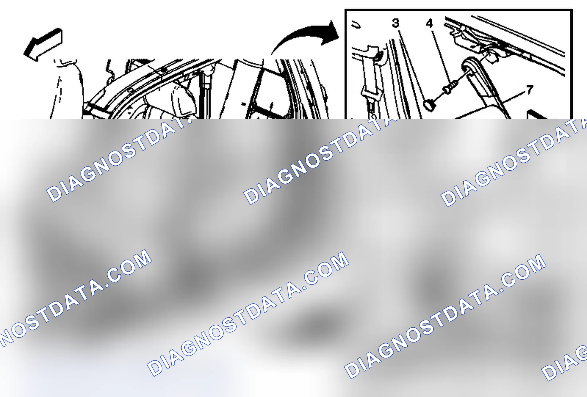 Scheme 25: Seat Belt Retractor Pretensioner Replacement - Front (Extended Cab)