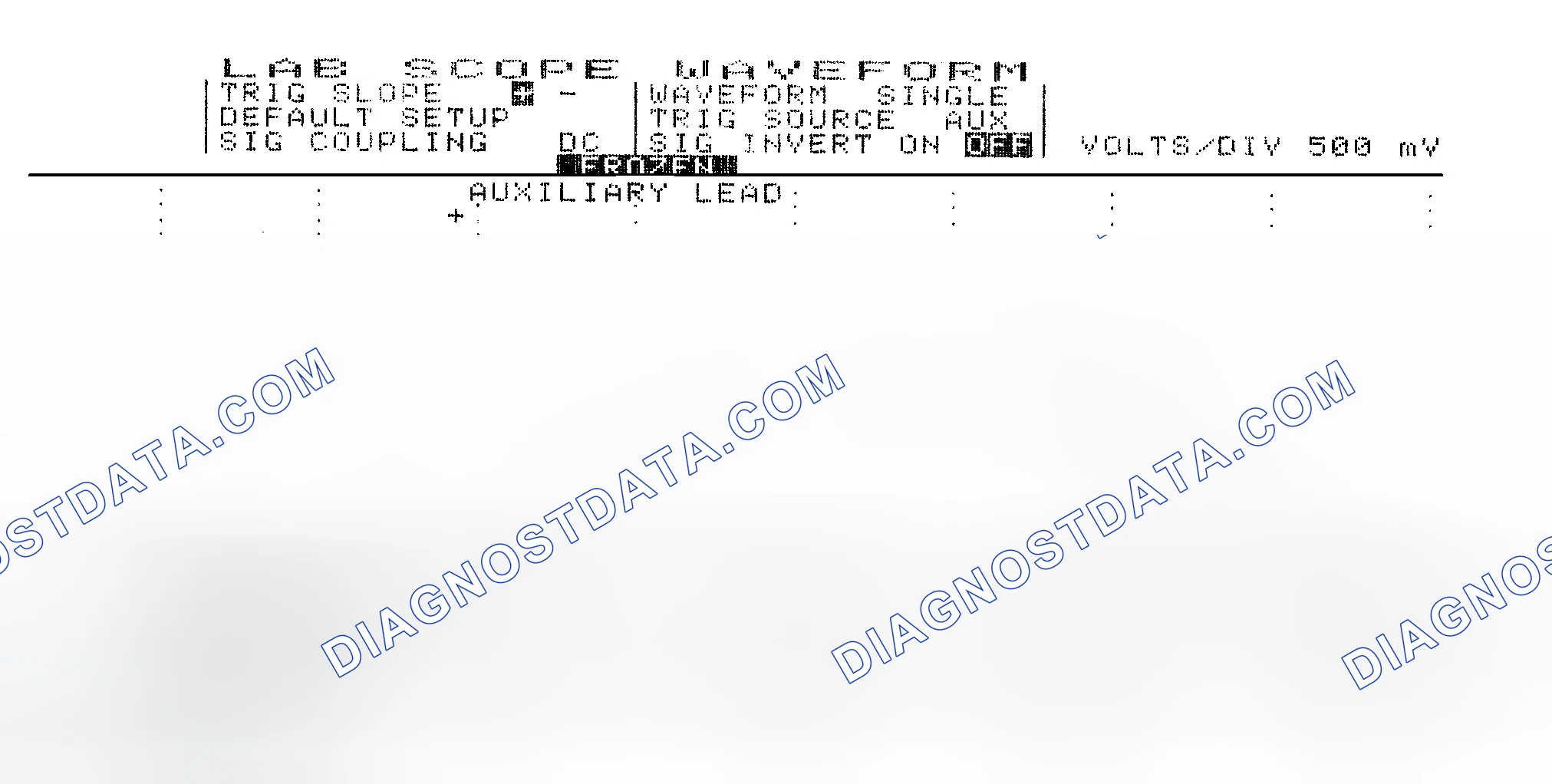 Scheme 14: Single Injector w/Excessive Current Flow - Current Pattern